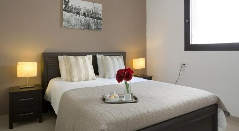 Bedroom in Ben Yehuda Duplex