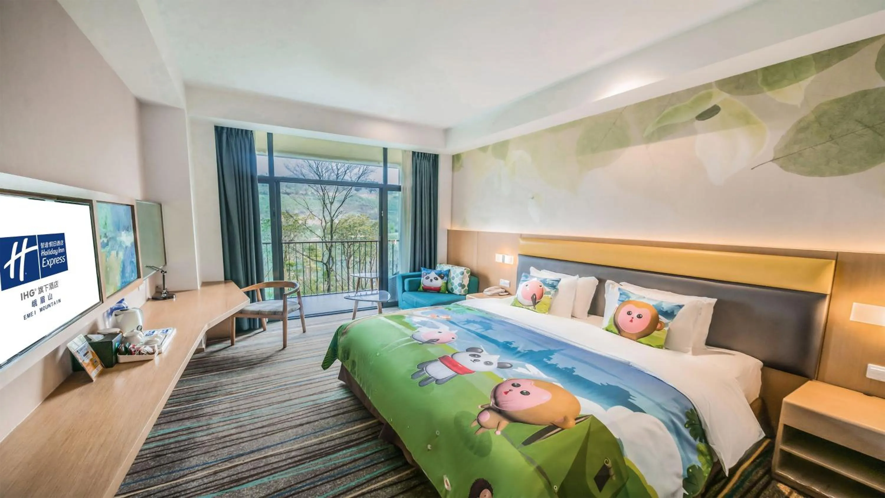 Photo of the whole room in Holiday Inn Express Emei Mountain, an IHG Hotel