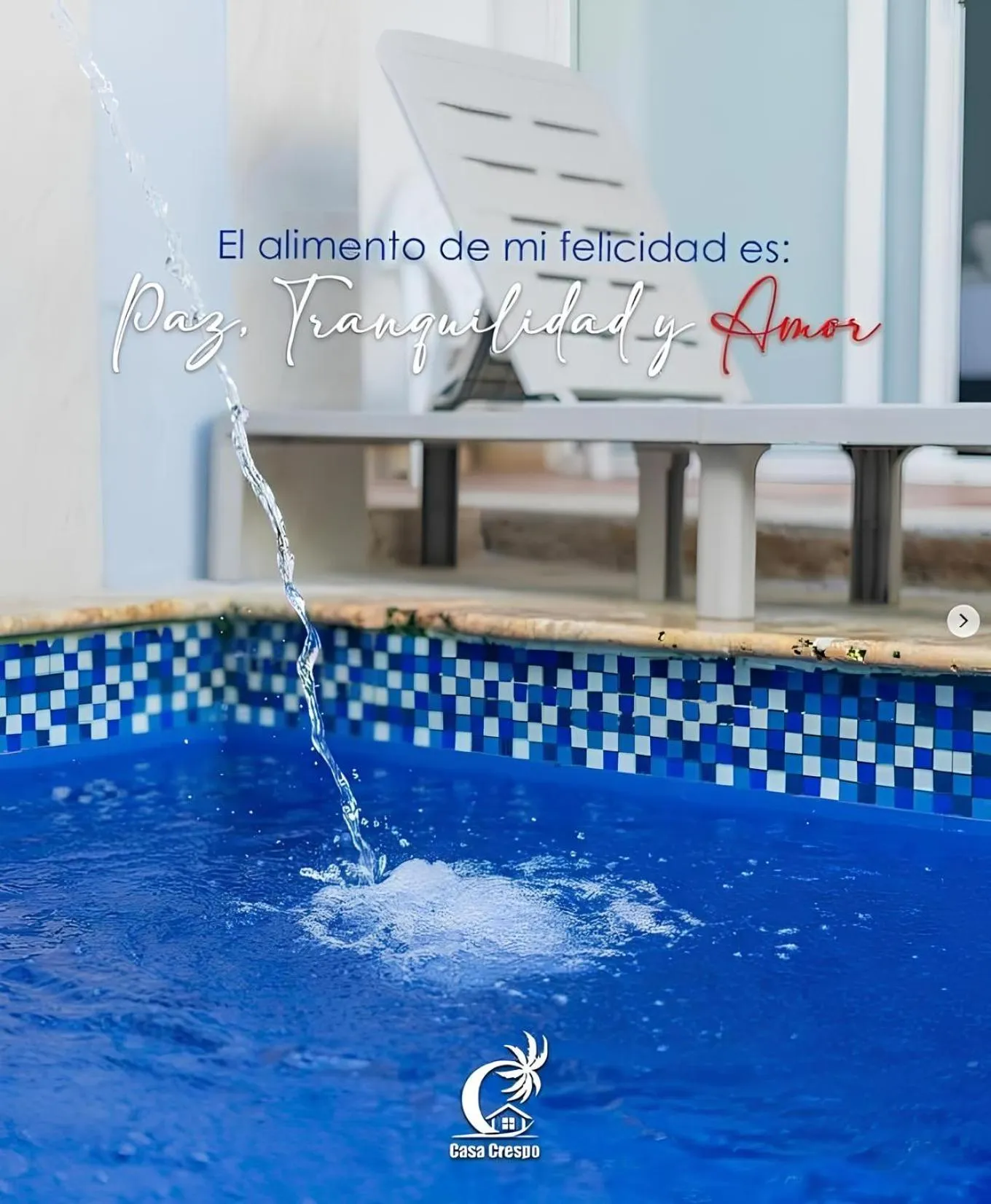 Swimming pool in Casa Crespo