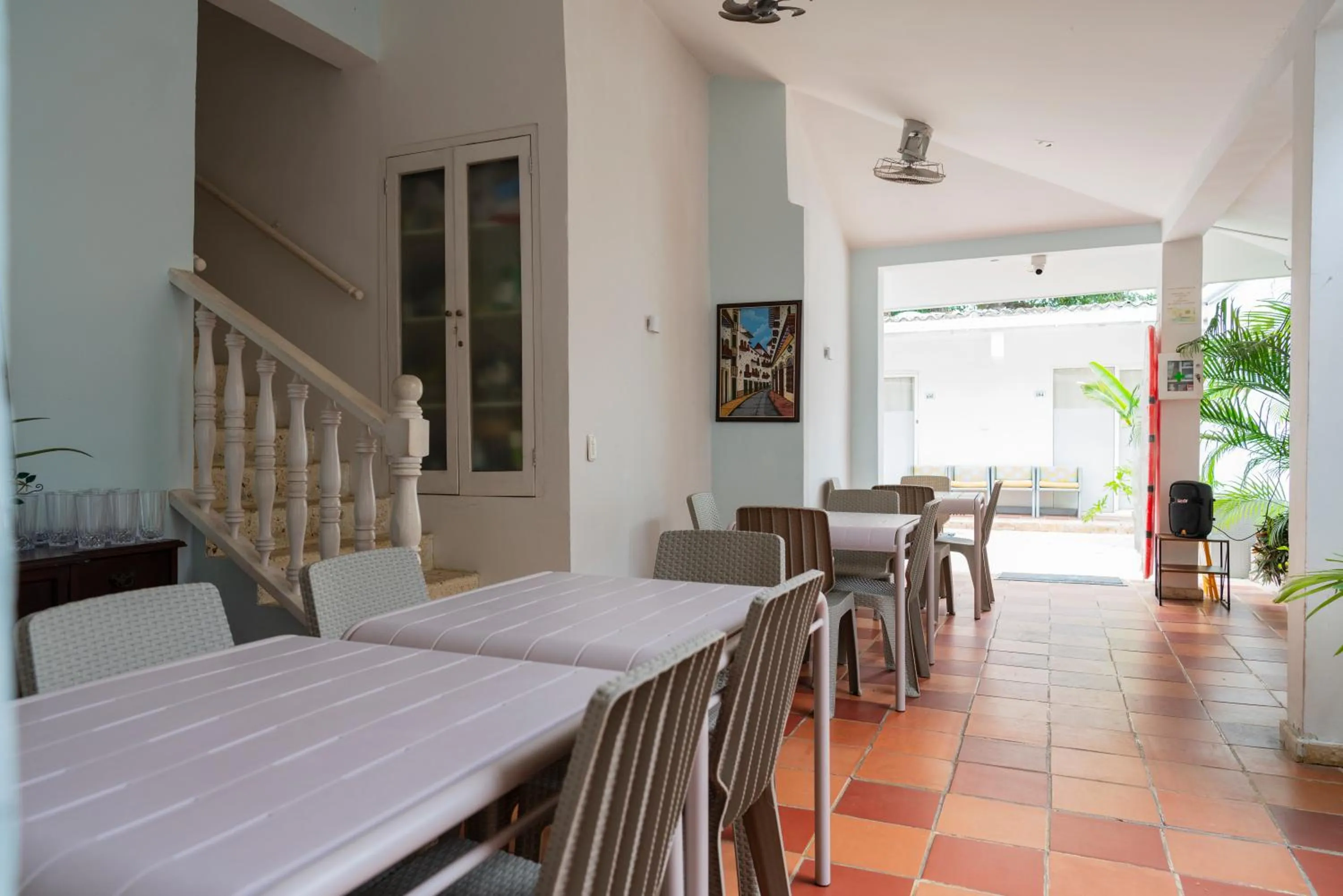 Seating area in Casa Crespo