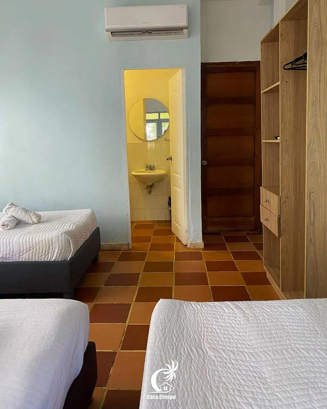 Bedroom, Bed in Casa Crespo