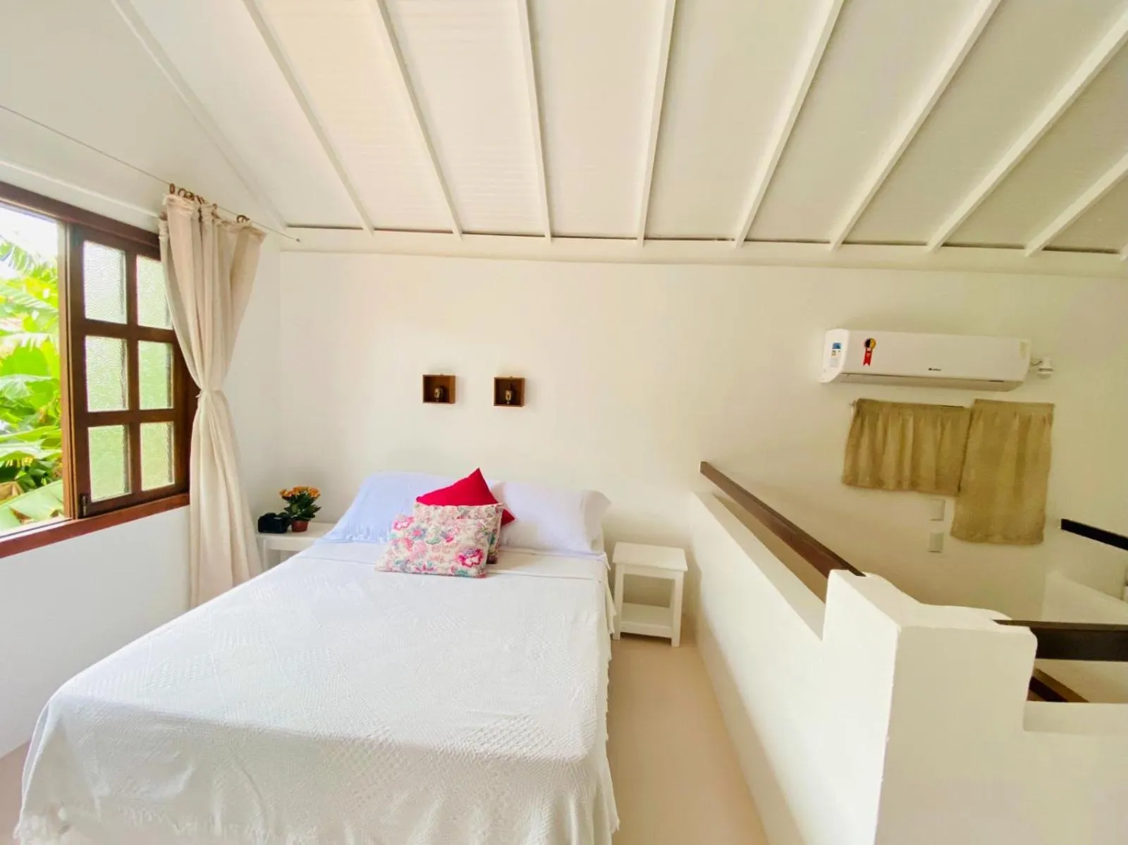 Bed in Pousada Agua de Coco