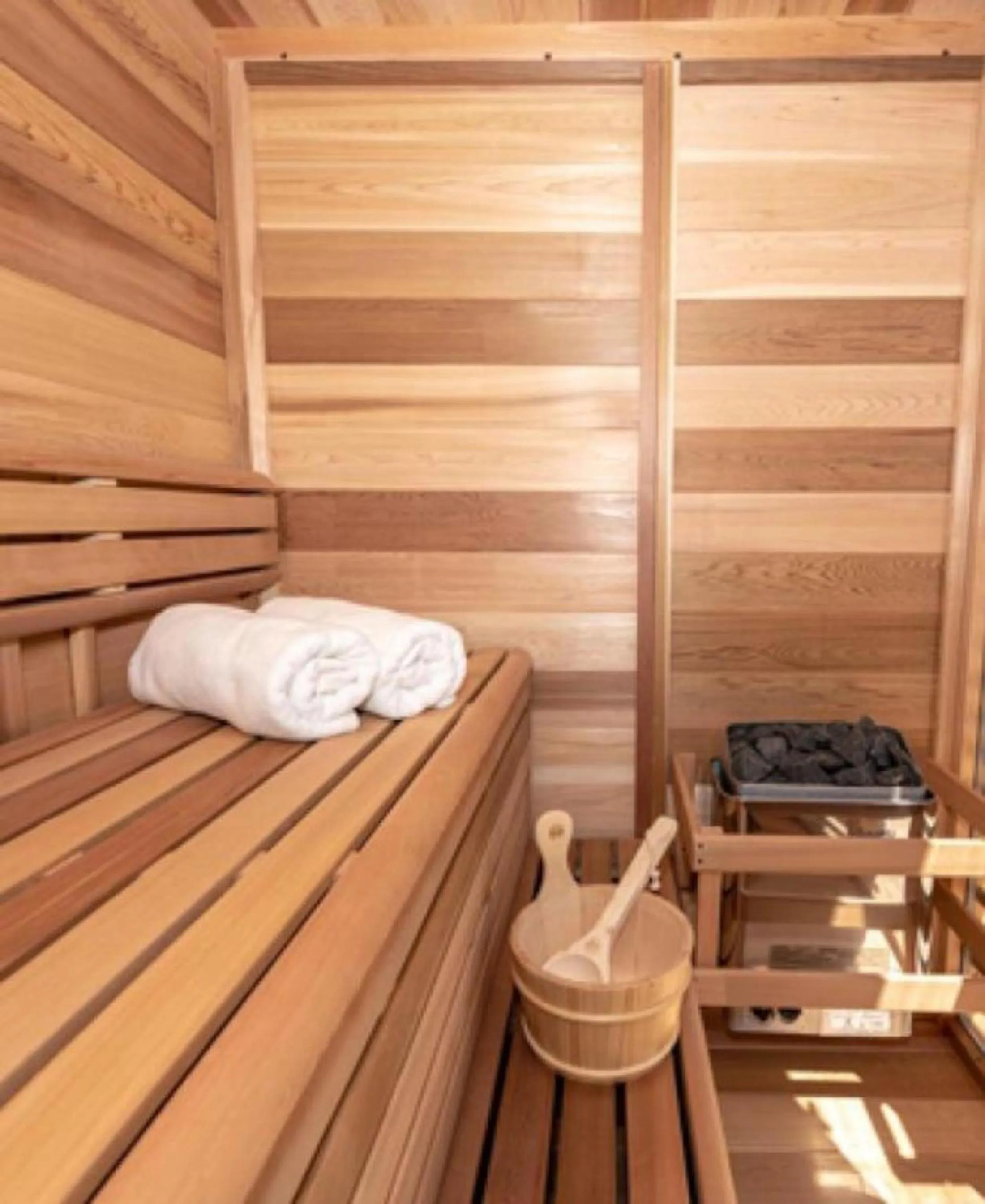 Sauna in Golden Caves - Bed and Breakfast