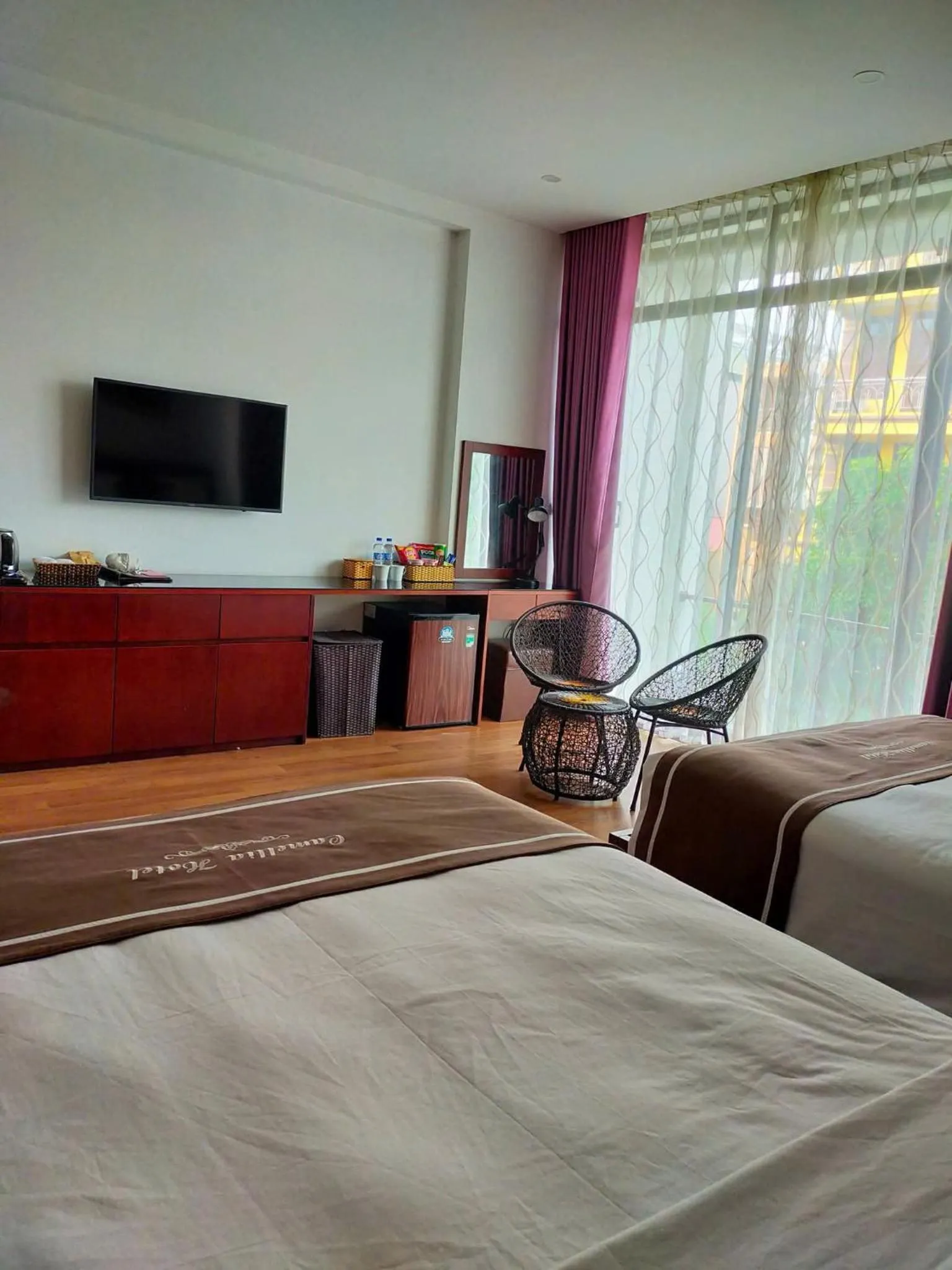 furniture, Bed in Camellia Hotel