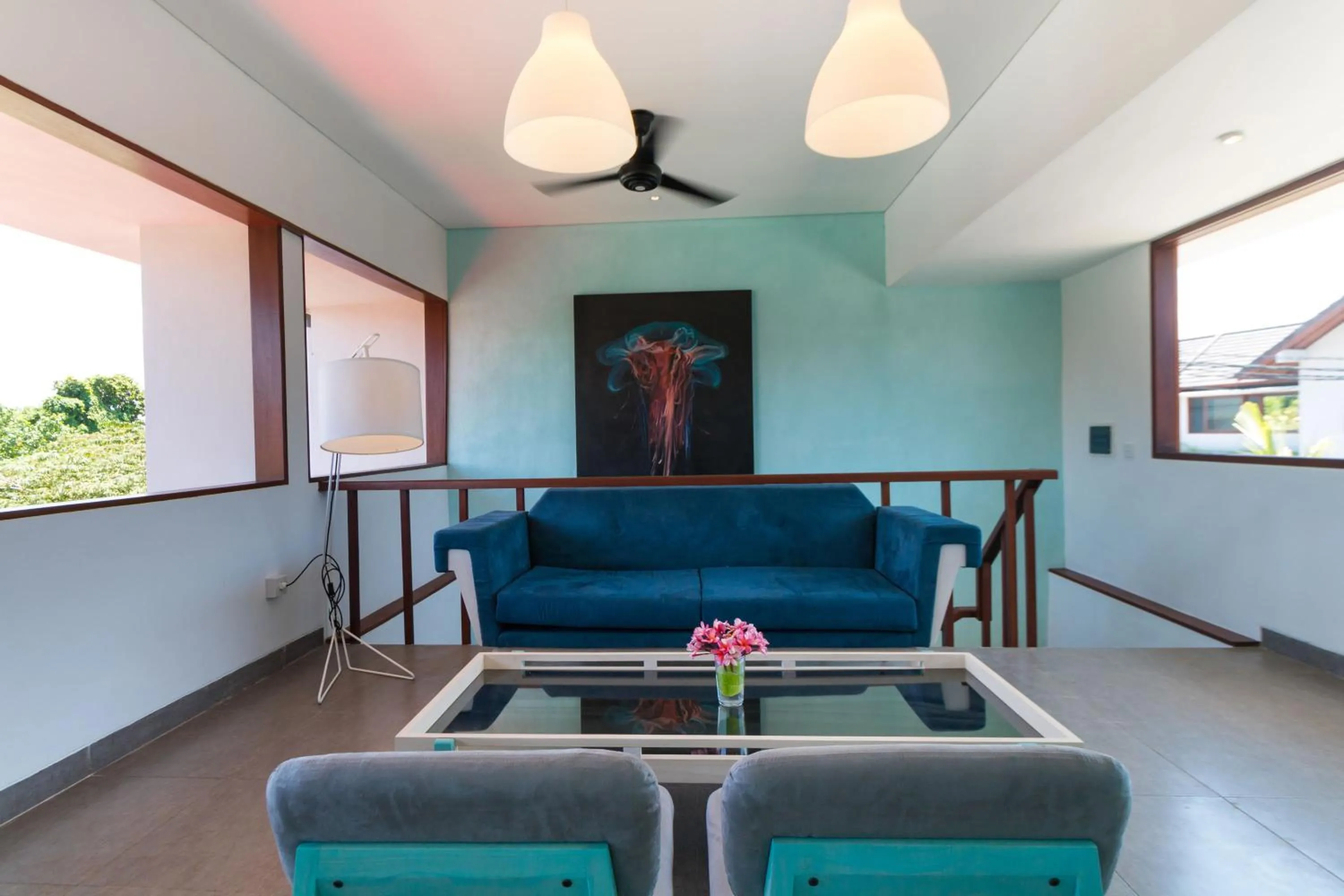 Living room in Sanur Art Villas