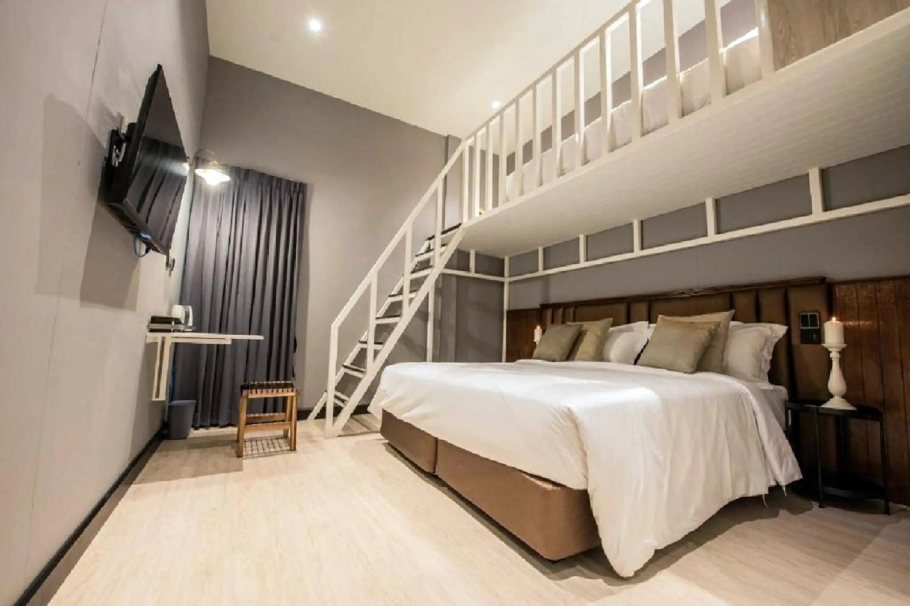 Bed in Narawad Boutique Hotel