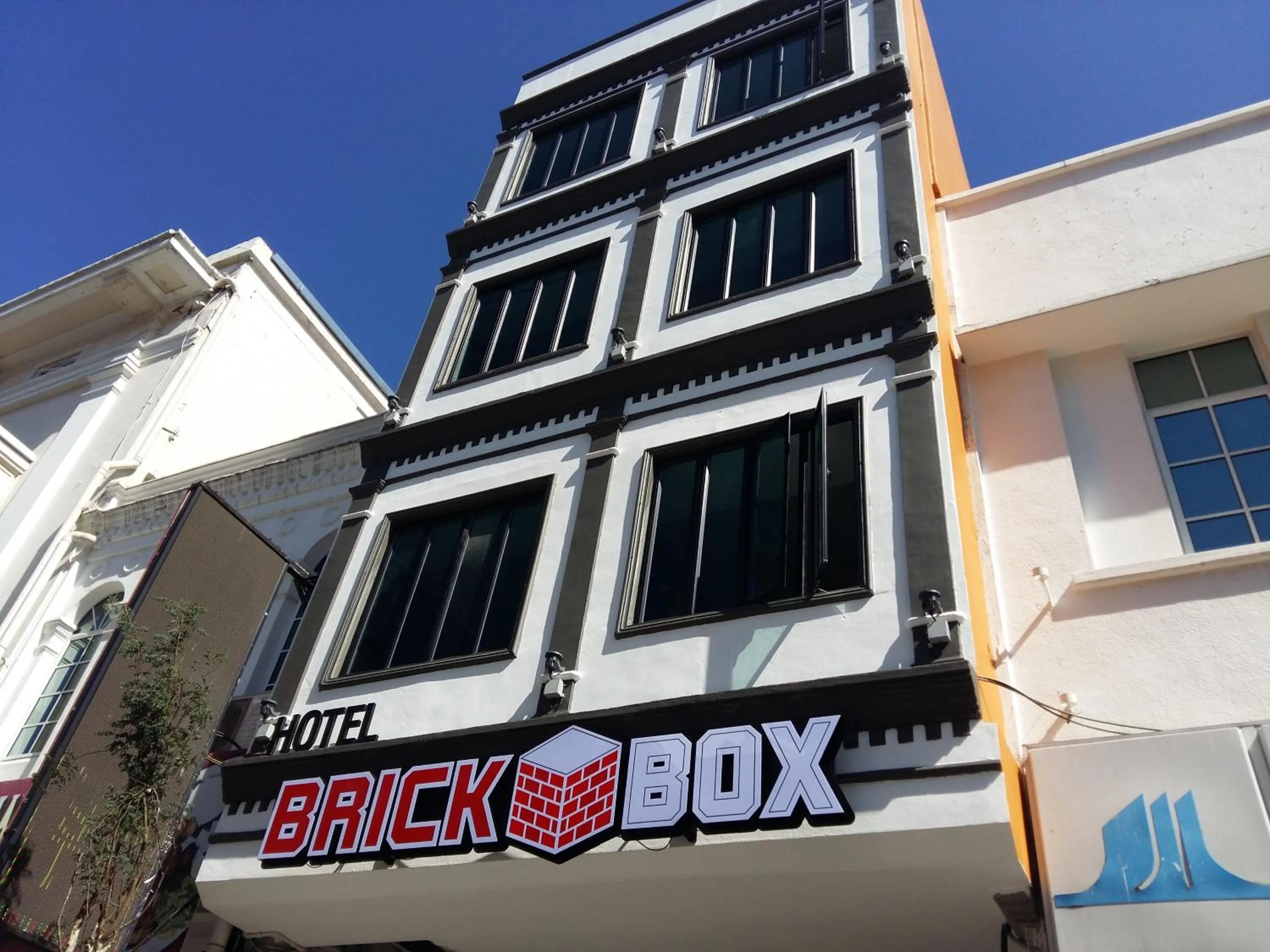 Facade/entrance in Brick Box Hotel @ Oldtown Ipoh