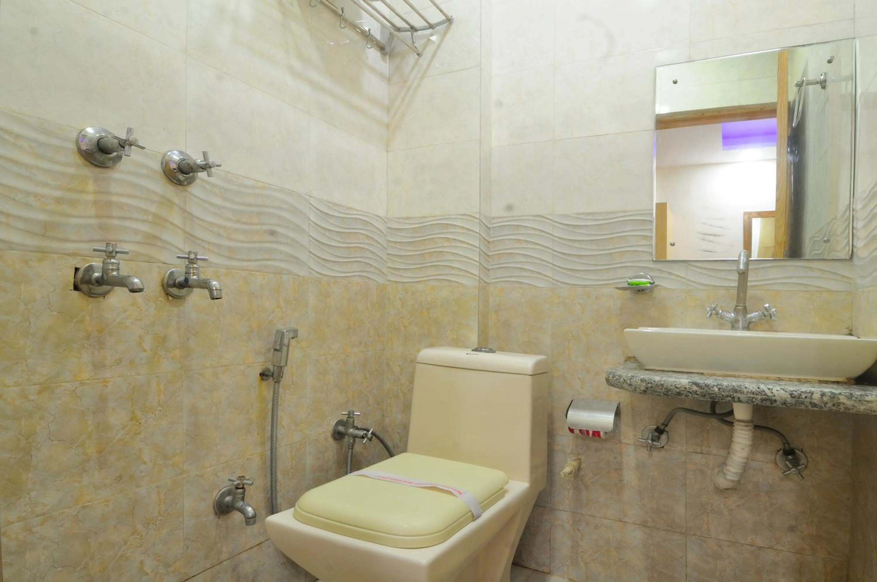 Toilet in Hotel Karlo Kastle - Paharganj - New Delhi