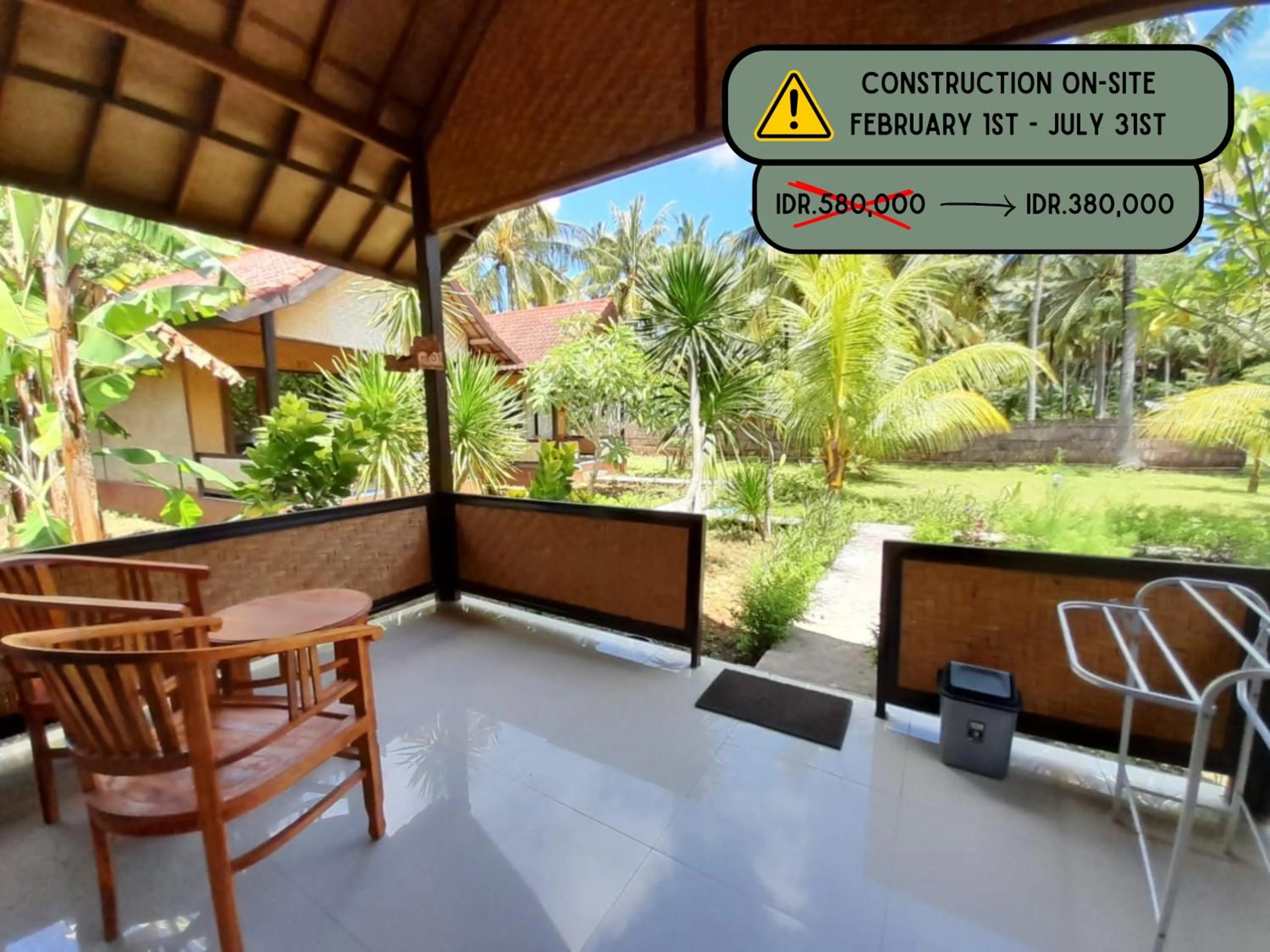 Balcony/Terrace in Kulkul Bungalow