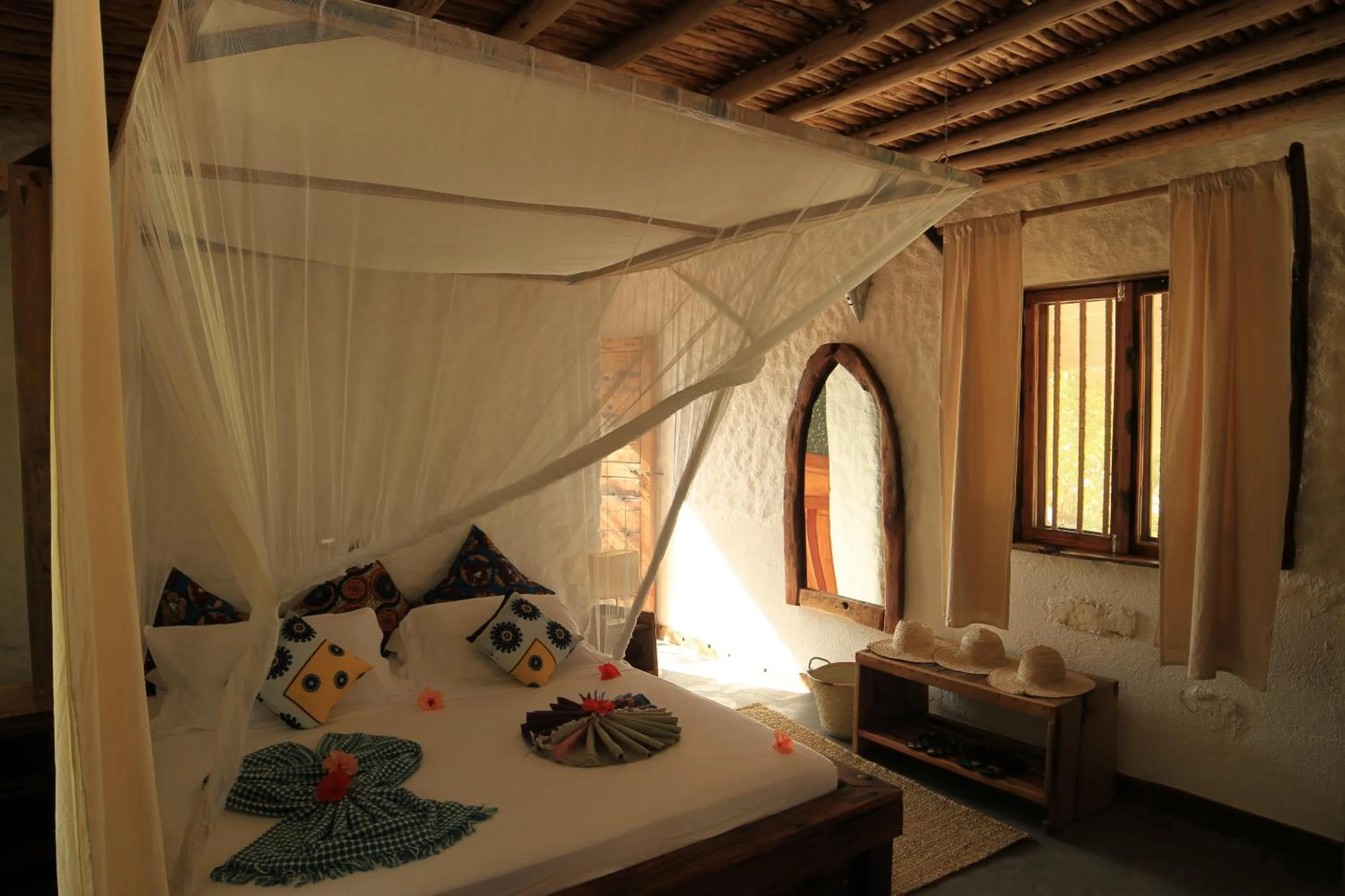 Bed in Ujamaa Beach Resort