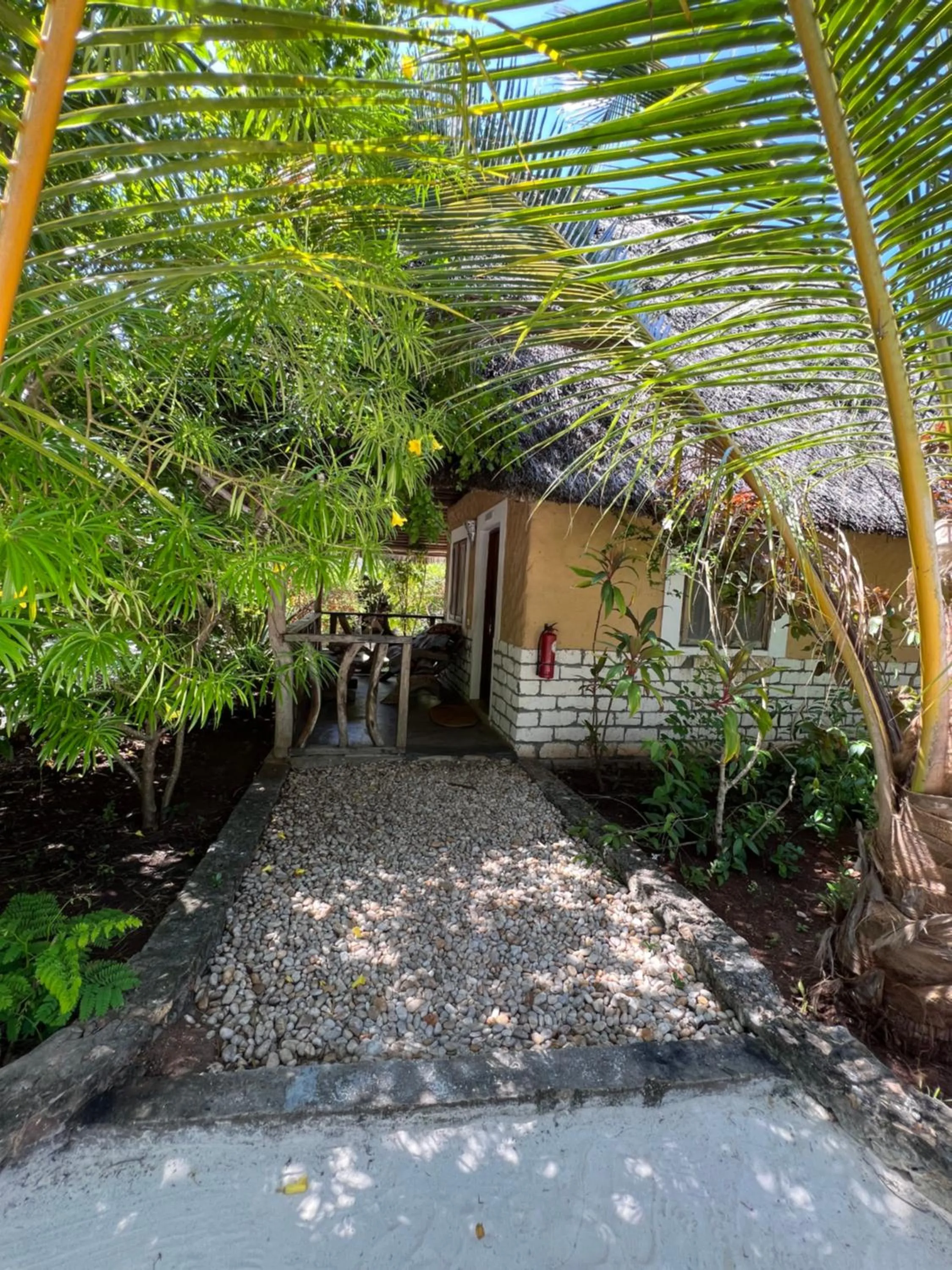 Garden view in Ujamaa Beach Resort