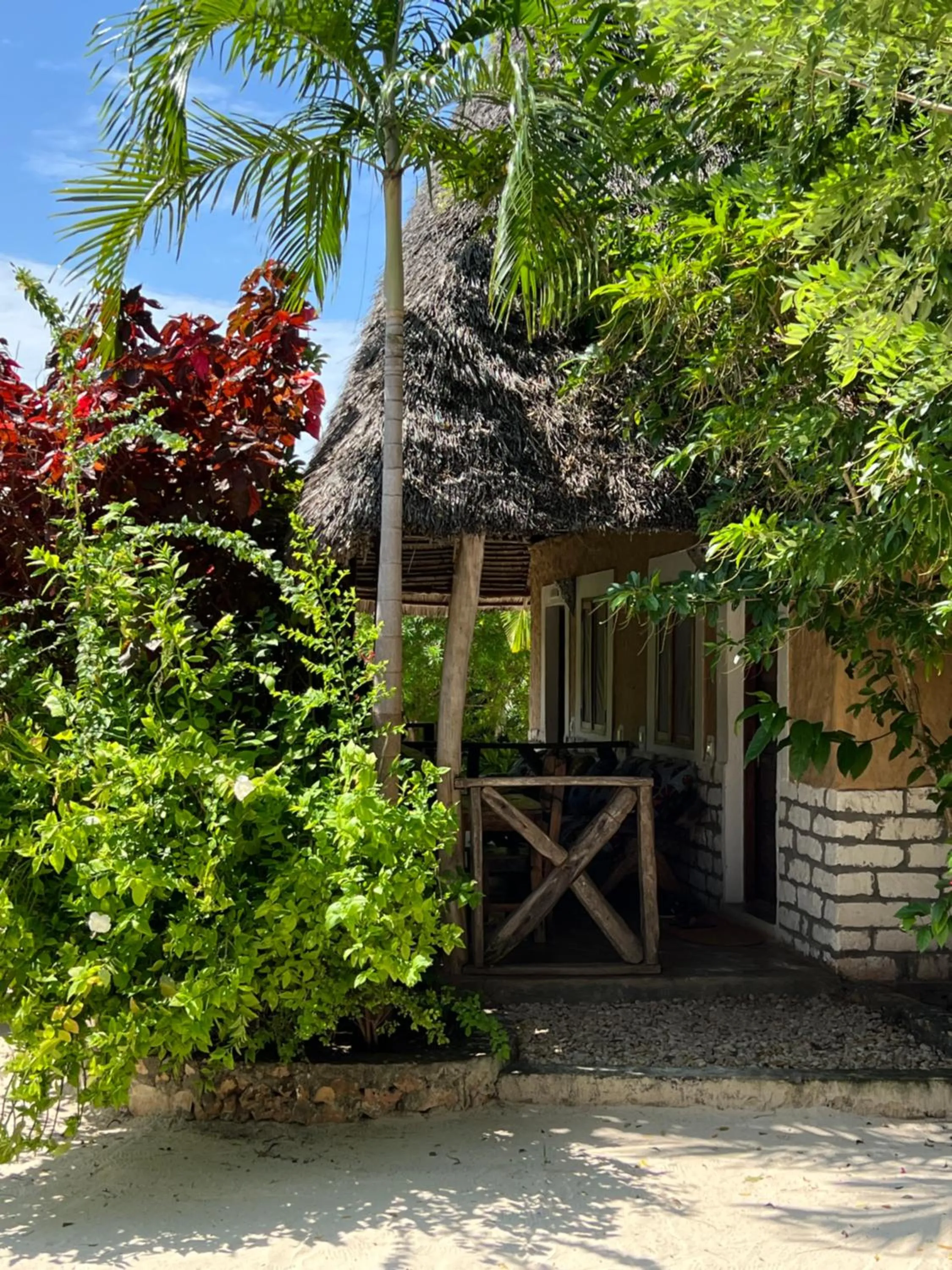 Garden view in Ujamaa Beach Resort