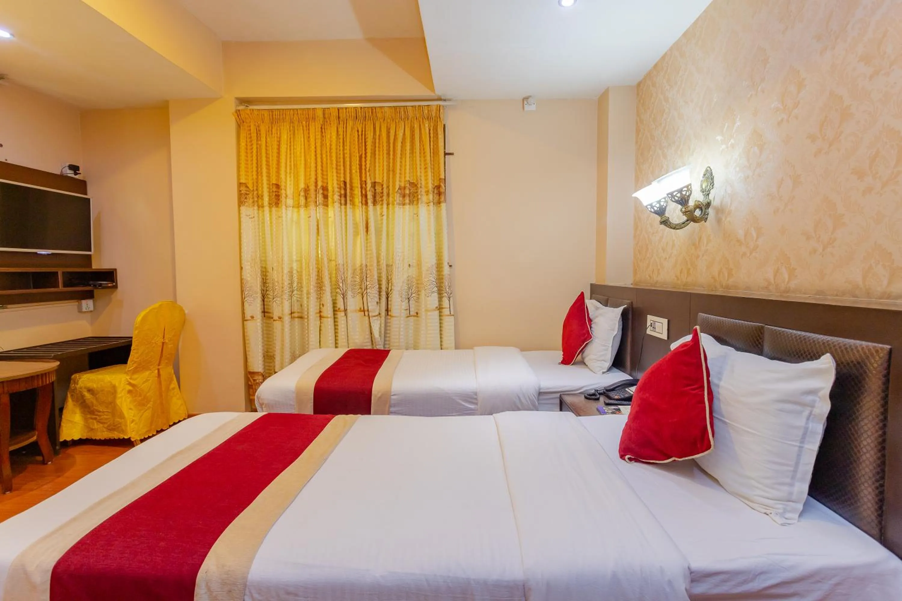 Bed in Hotel Royal Kathmandu