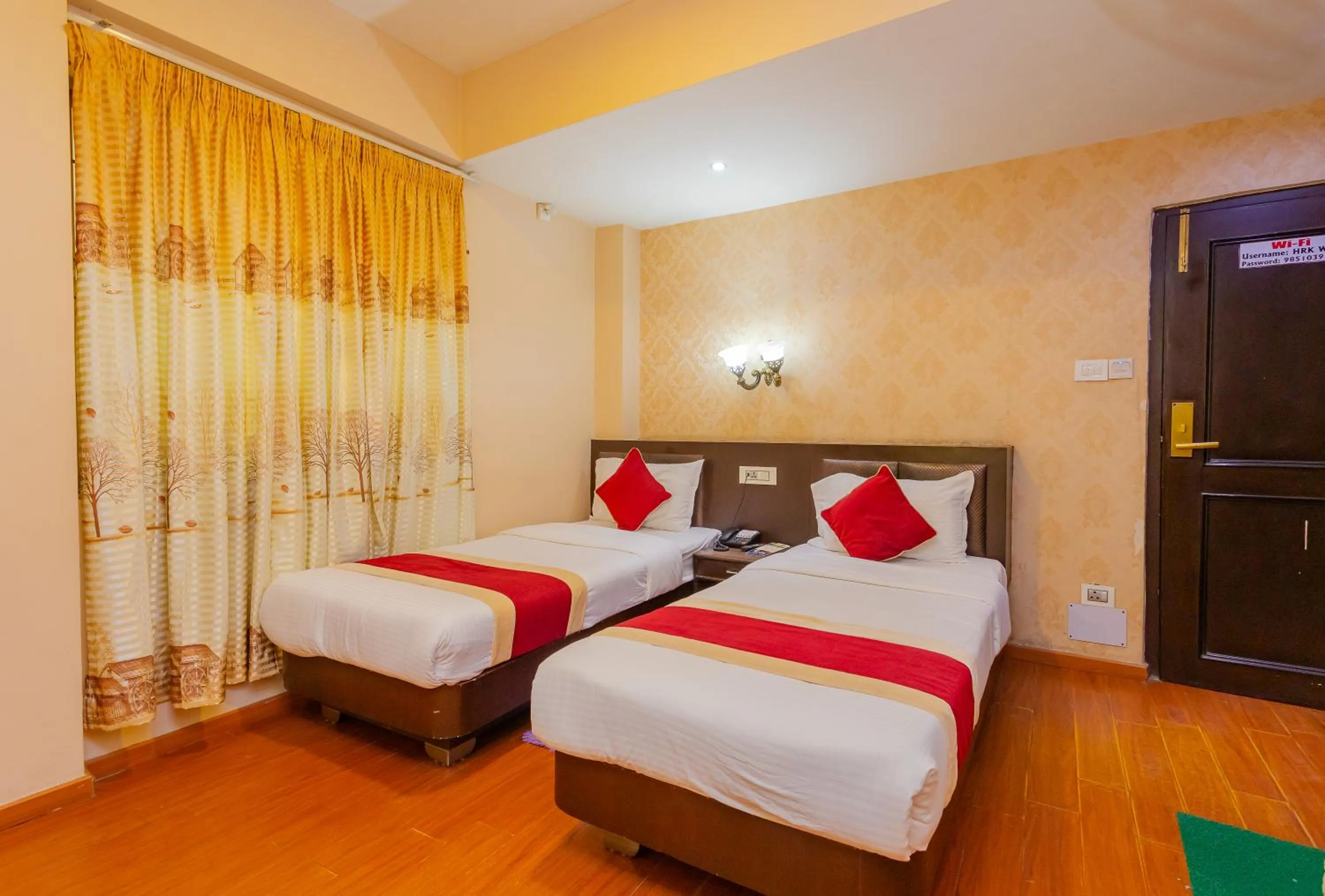 Bed in Hotel Royal Kathmandu