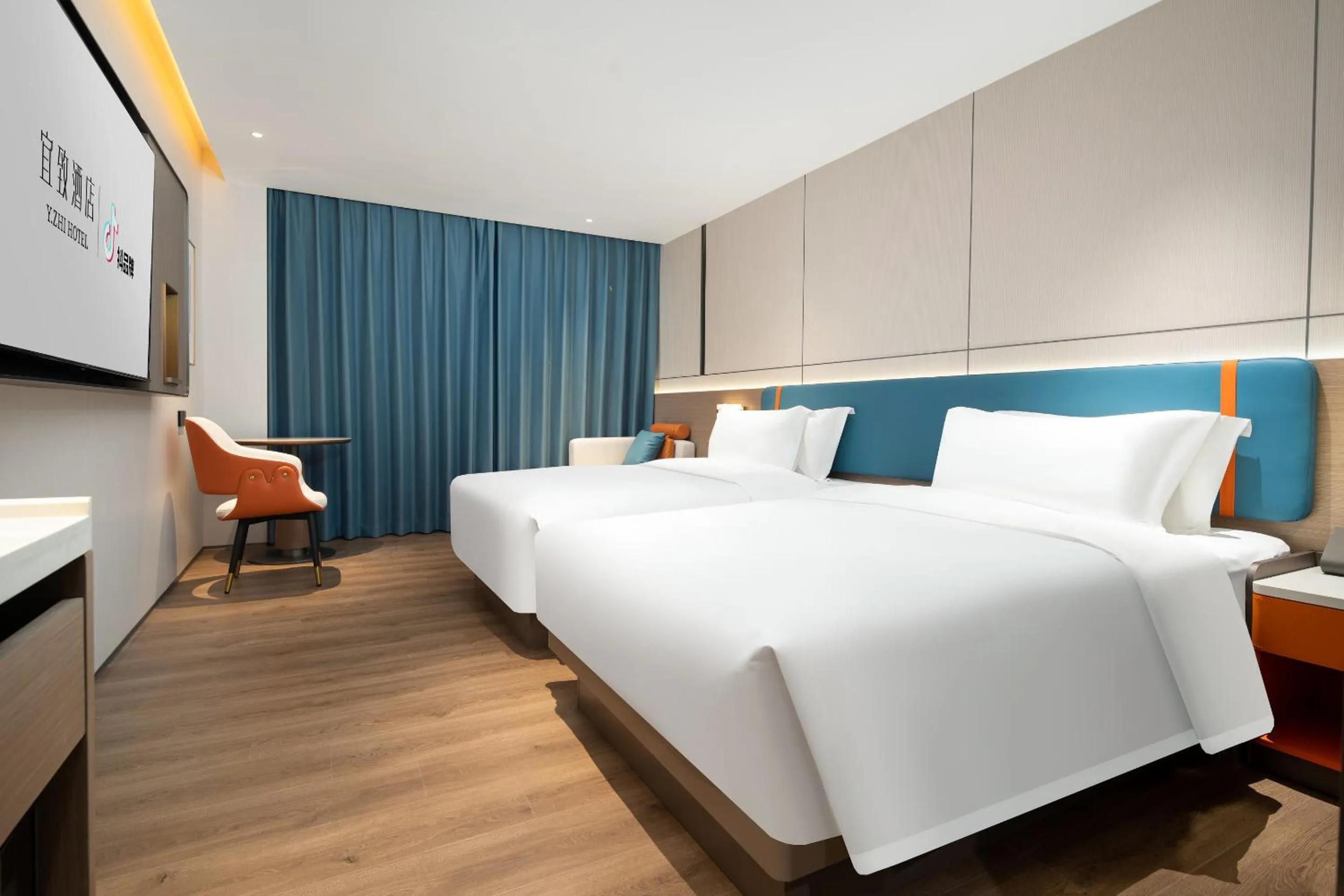 Photo of the whole room, Bed in Yizhi Hotel - Guangzhou Beijing Road Chenjiaxuan Subway Station