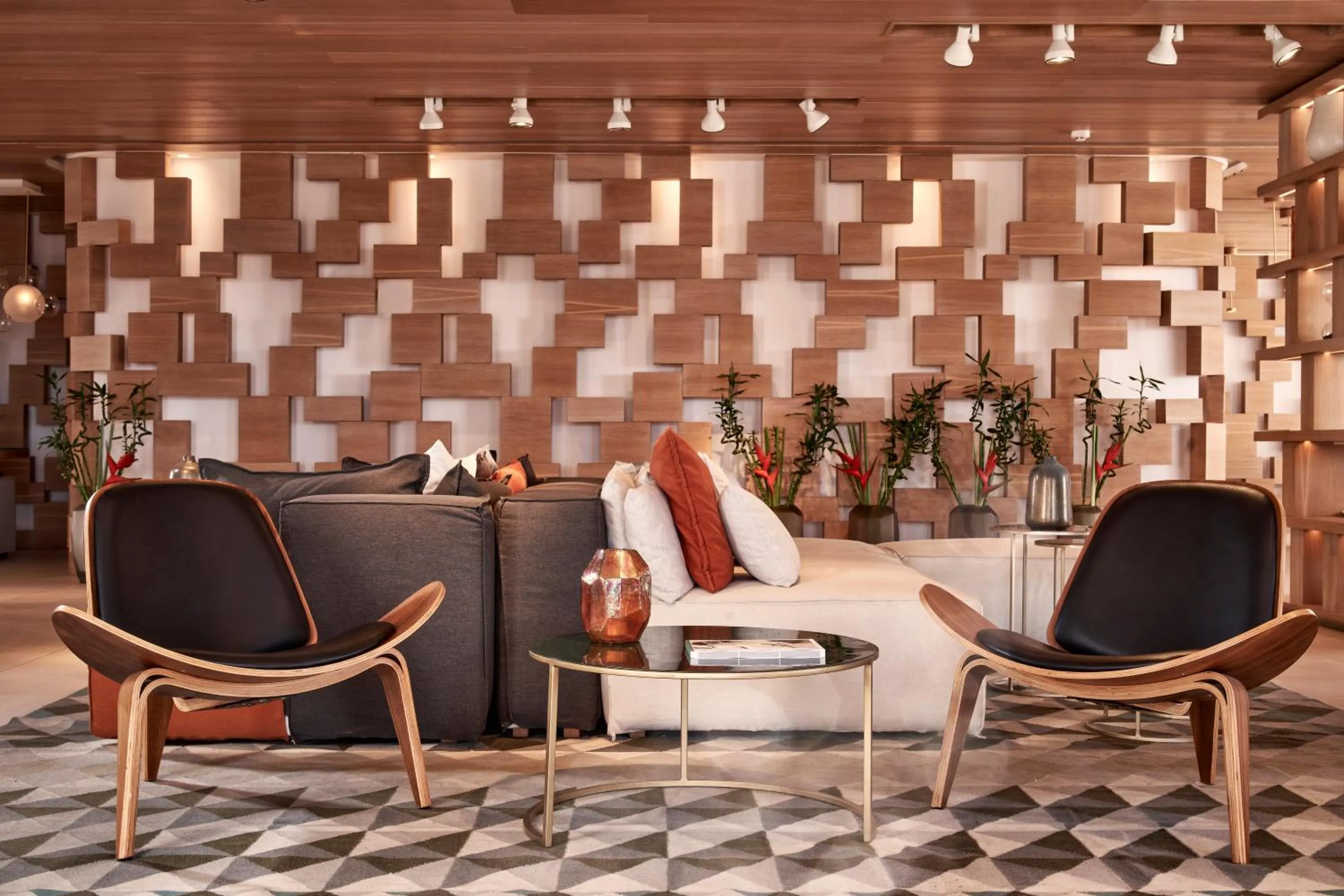 Living room in Myconian Naia - Preferred Hotels & Resorts