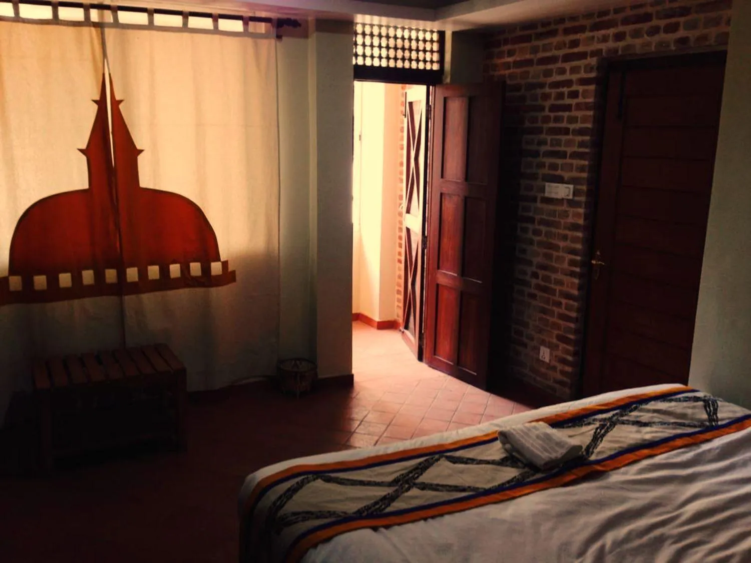 Bedroom, Bed in The Exotic House