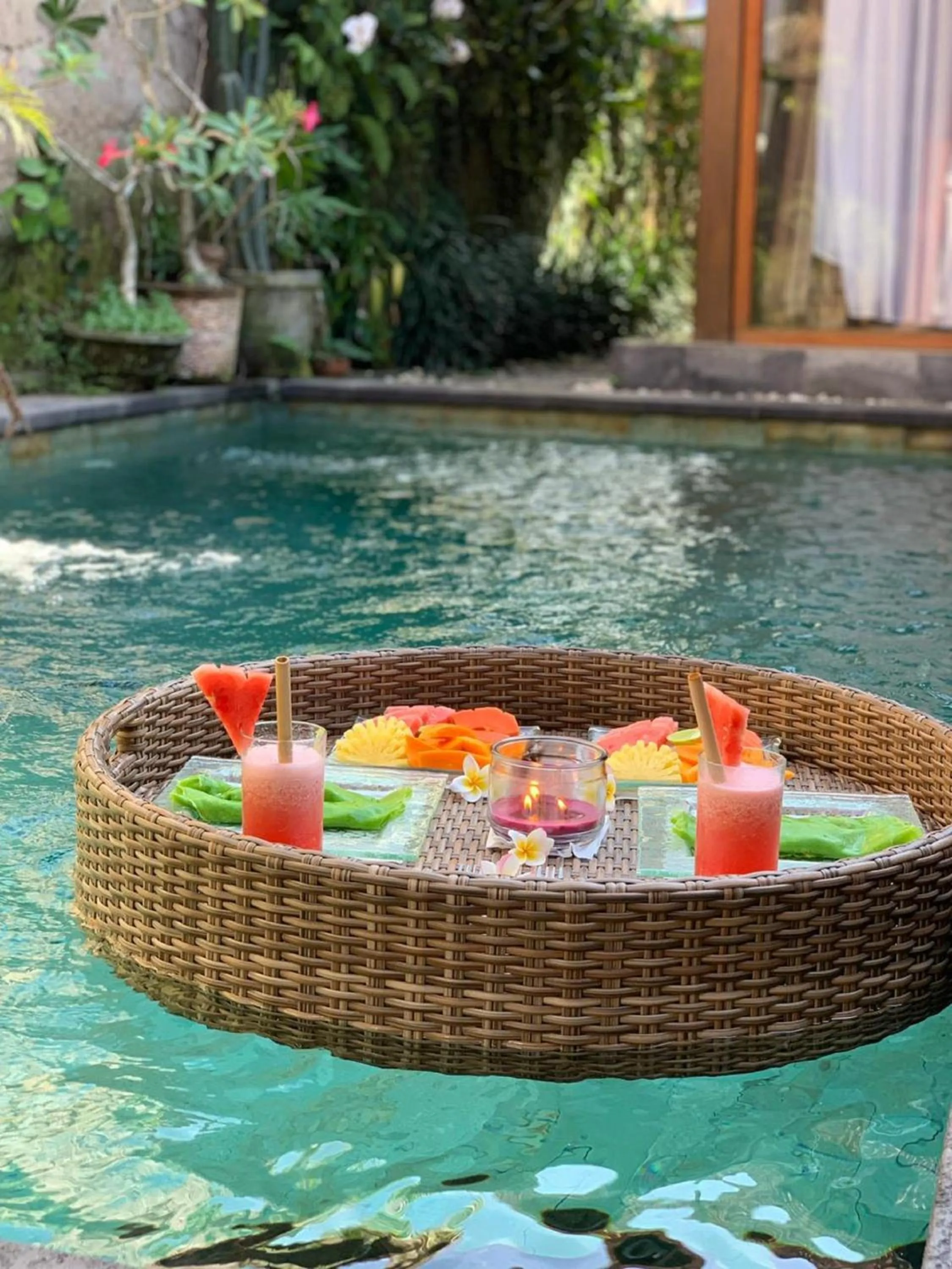 American breakfast in Naja Private Villa Ubud