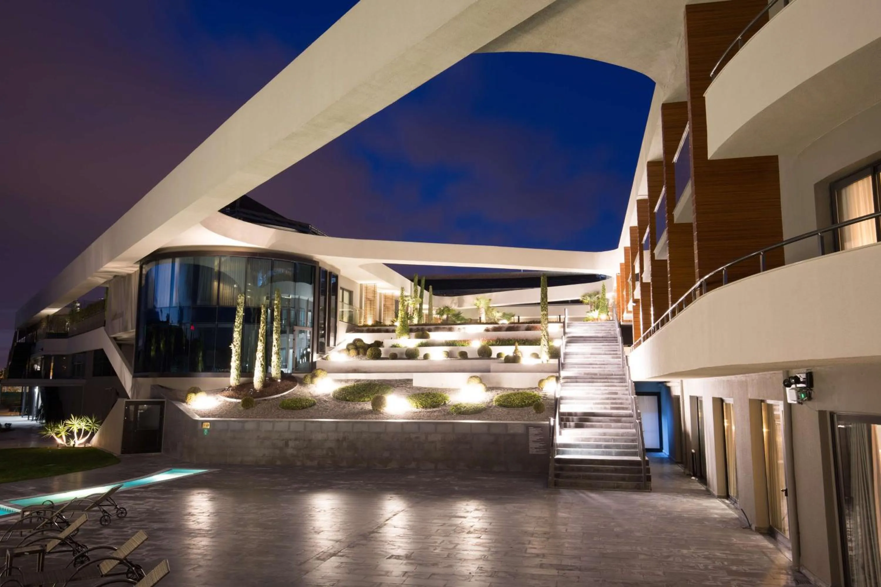 Inner courtyard view in DoubleTree By Hilton Izmir Airport