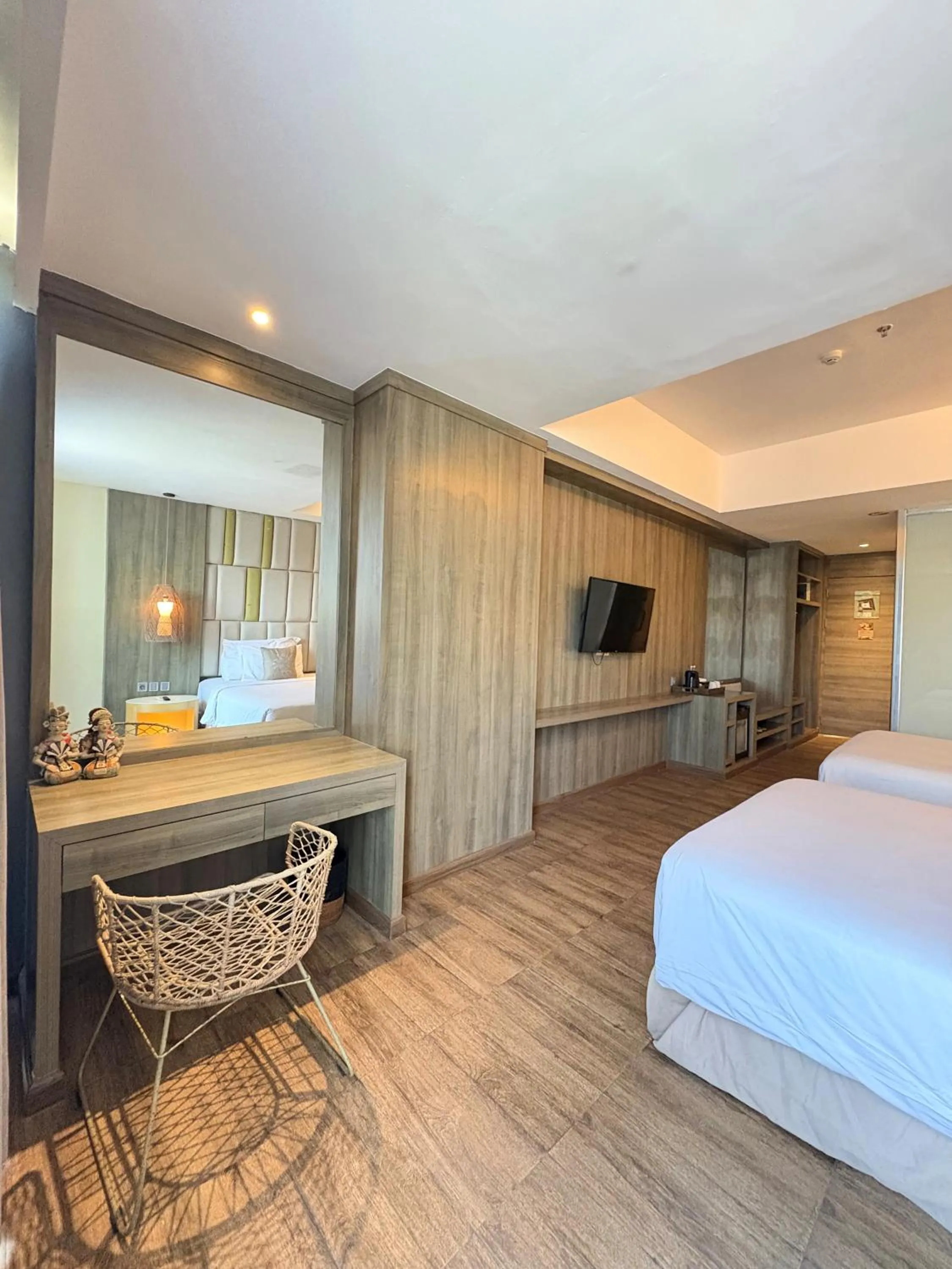 Bedroom, Bed in The Crystal Luxury Bay Resort Nusa Dua