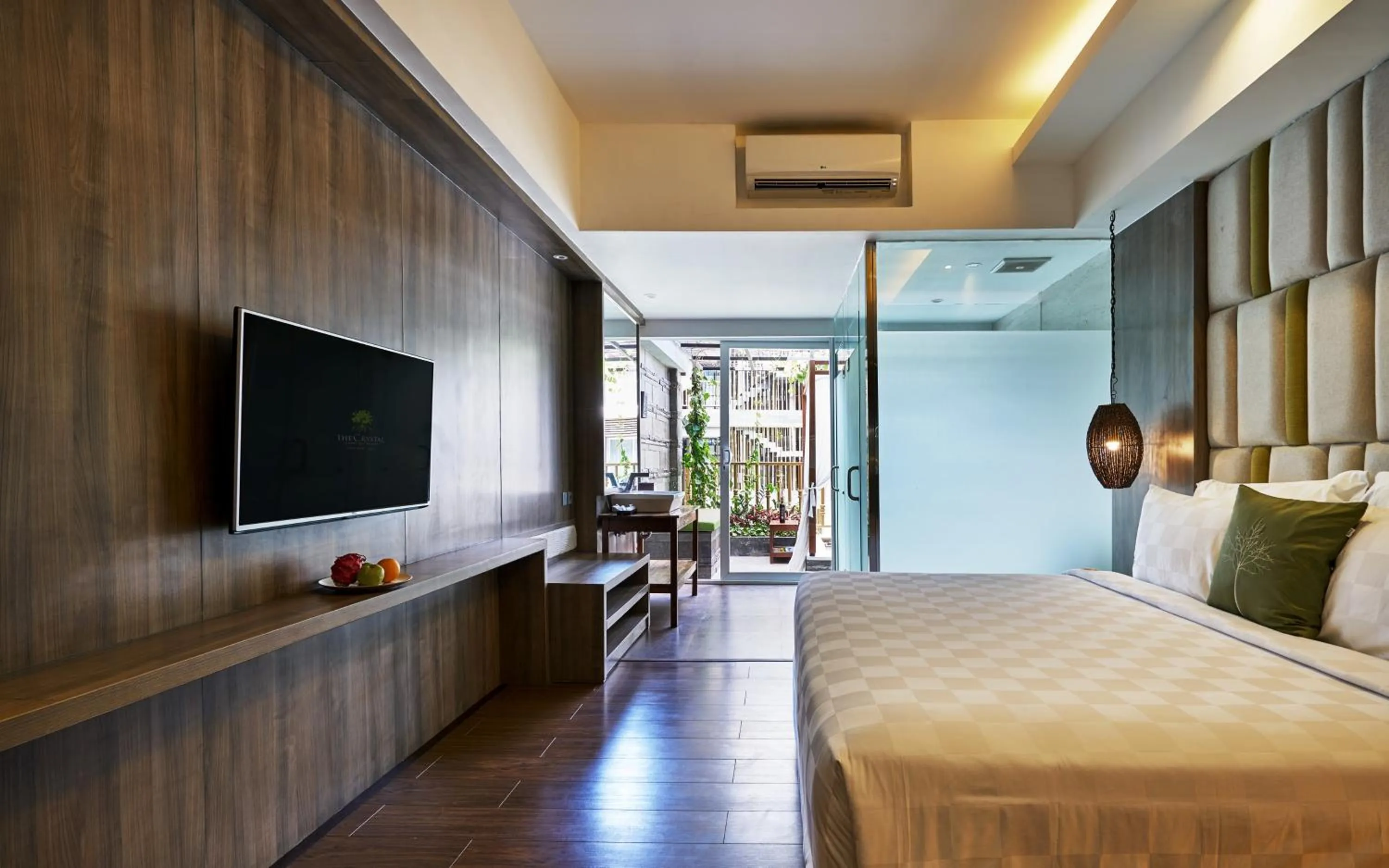 Bed in The Crystal Luxury Bay Resort Nusa Dua