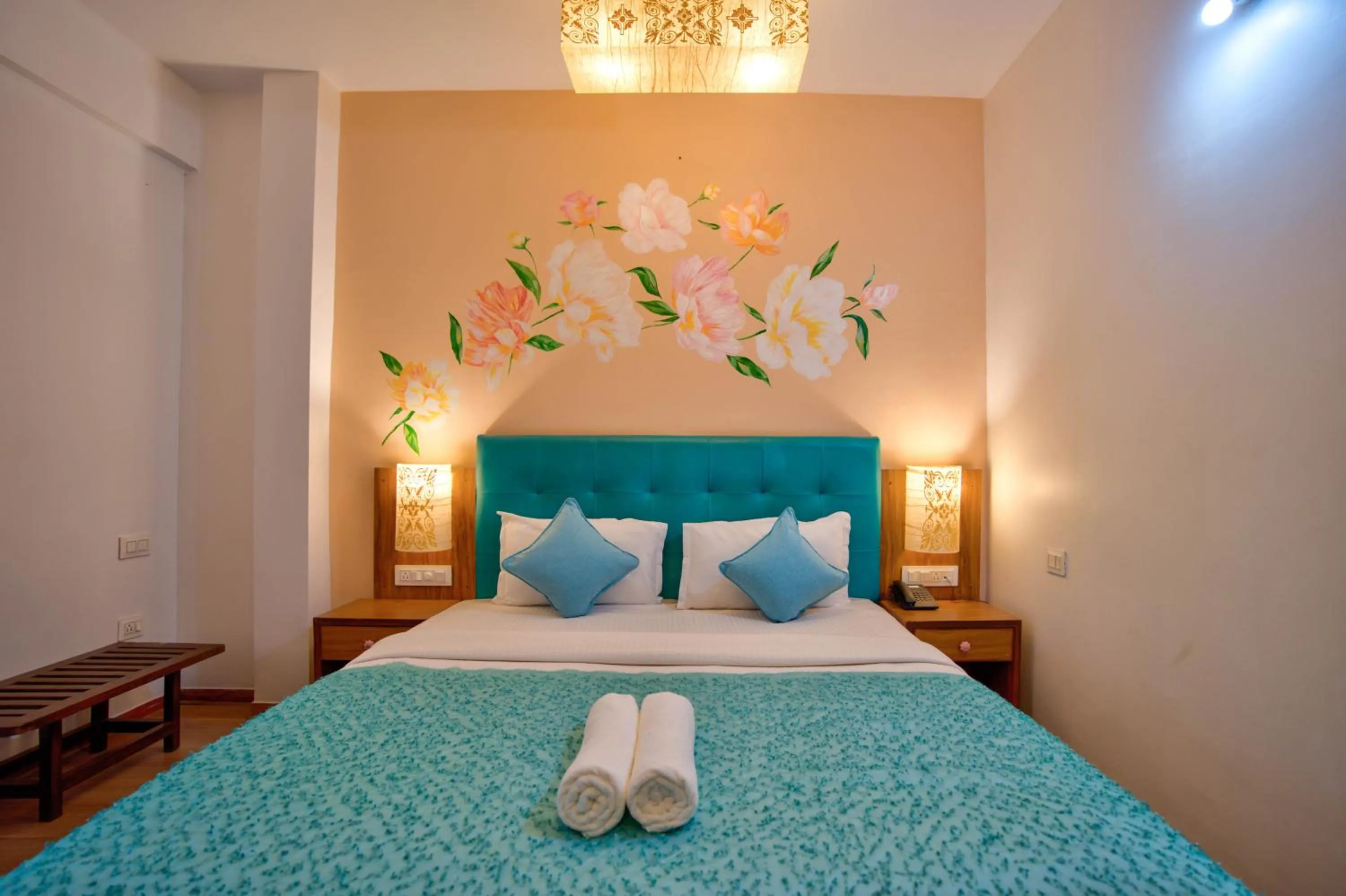 Bed in Resort Martins Siesta , A Portuguese Heritage Resort in Calangute