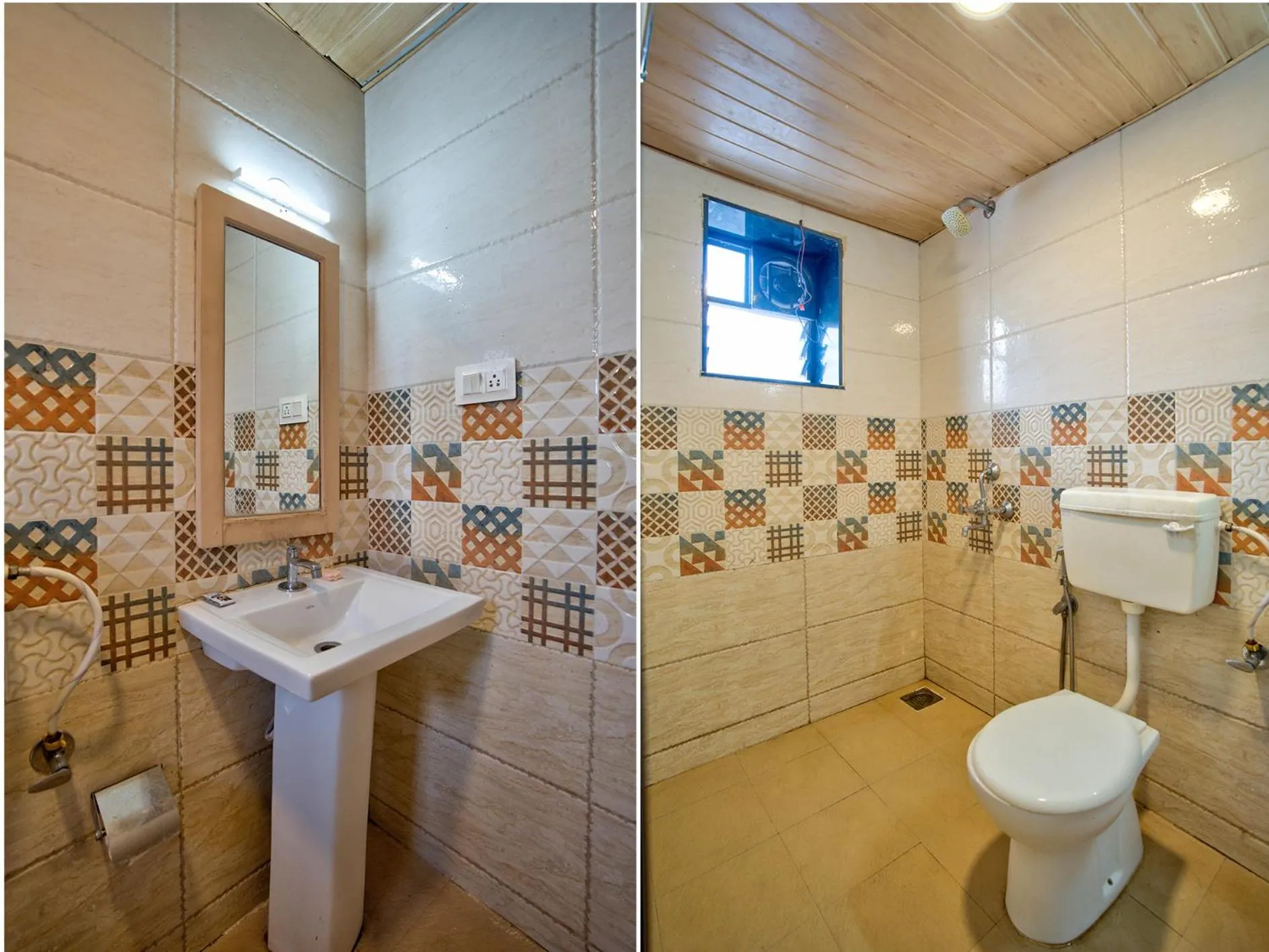 Toilet in Resort Martins Siesta , A Portuguese Heritage Resort in Calangute