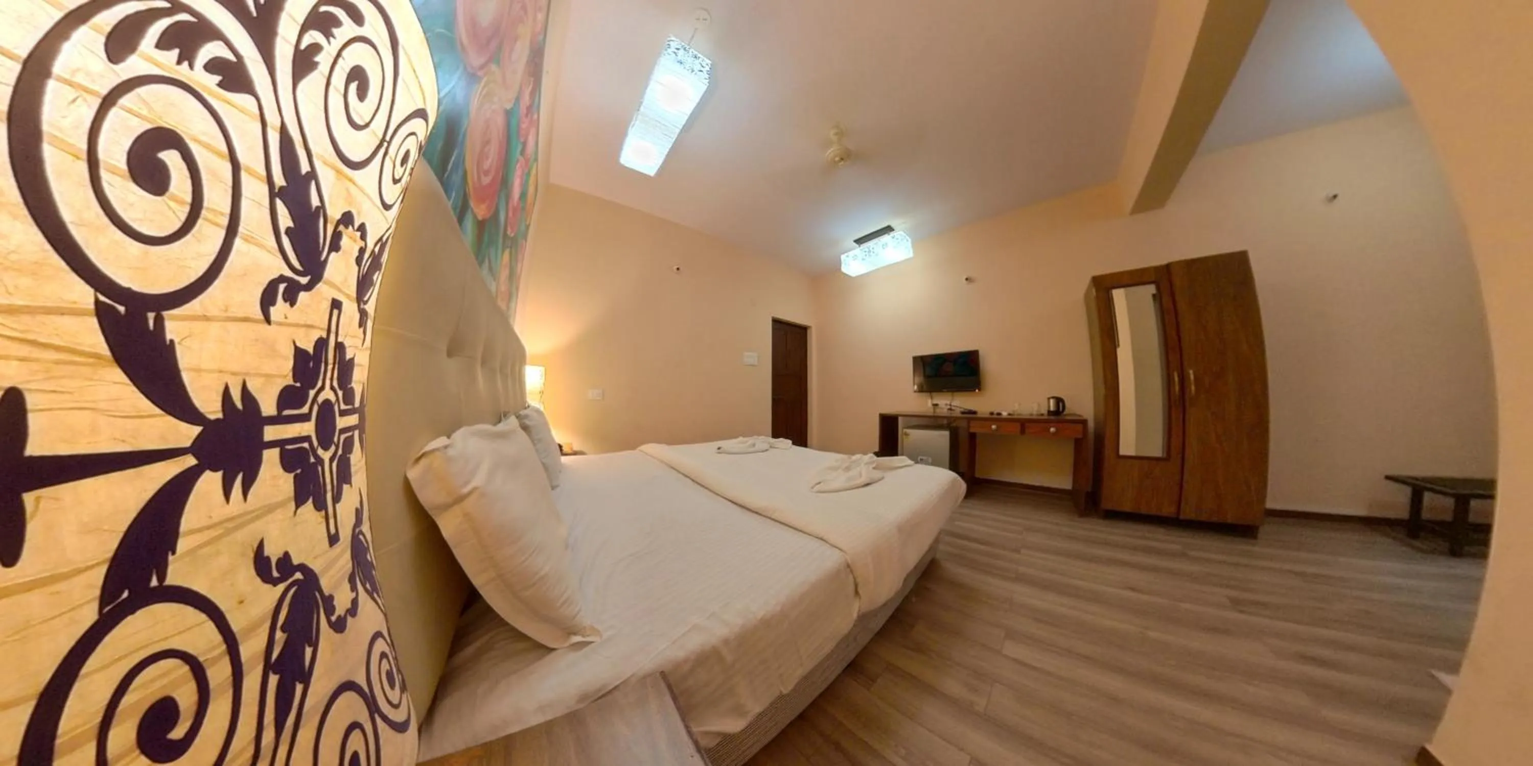 Bed in Resort Martins Siesta , A Portuguese Heritage Resort in Calangute