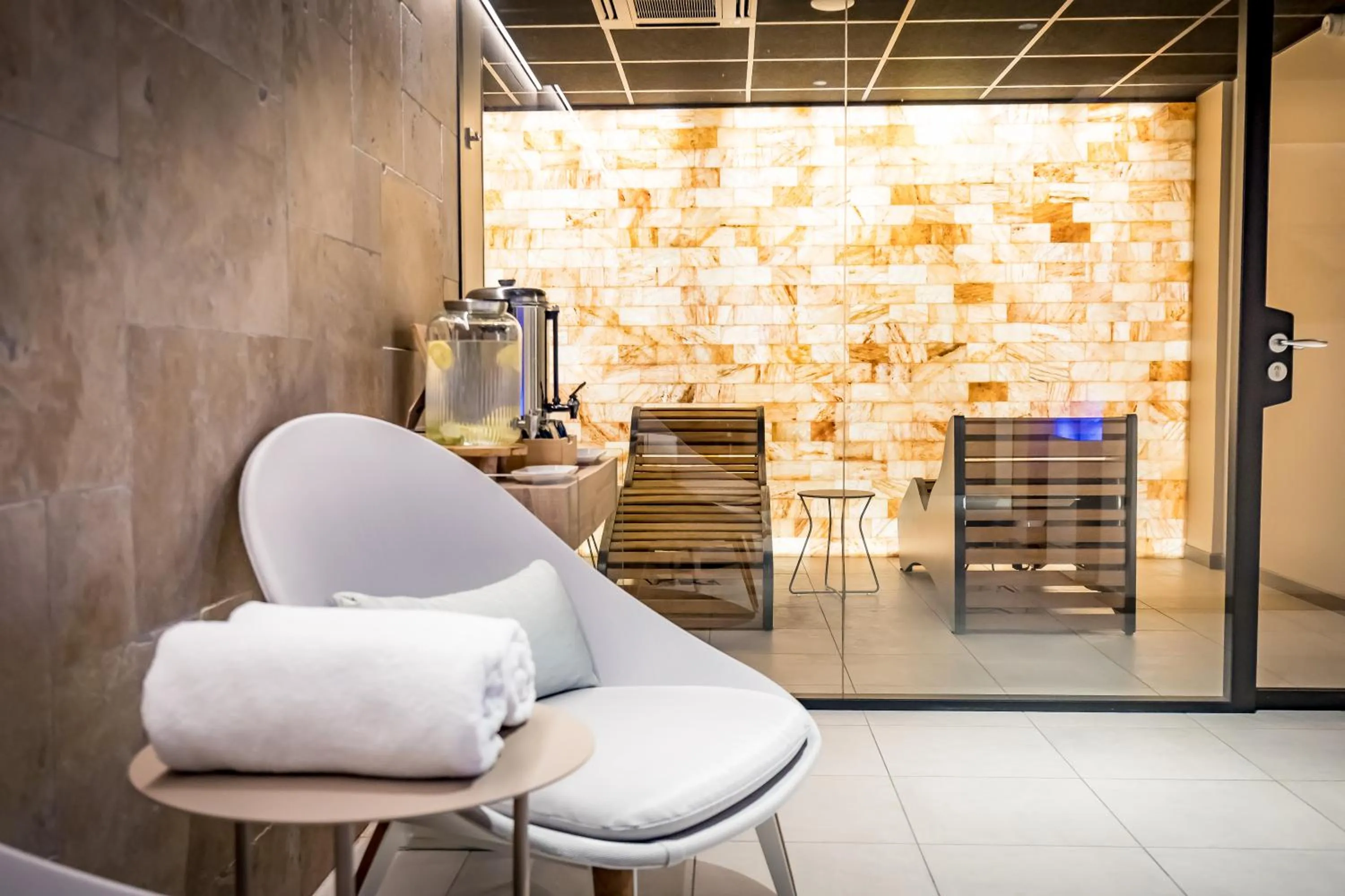 Spa and wellness centre/facilities in Hôtel De Brunville & Spa