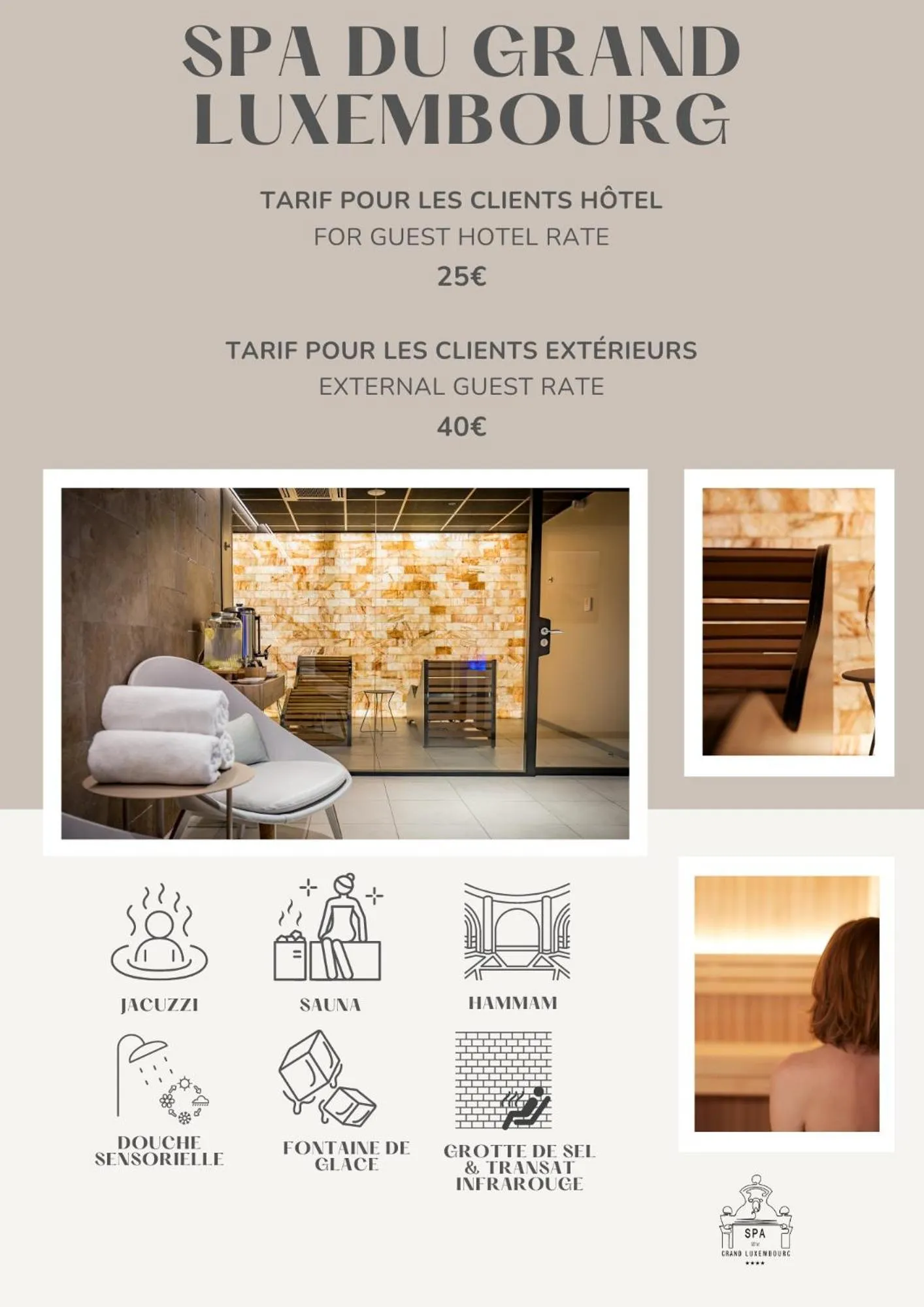 Spa and wellness centre/facilities in Hôtel De Brunville & Spa