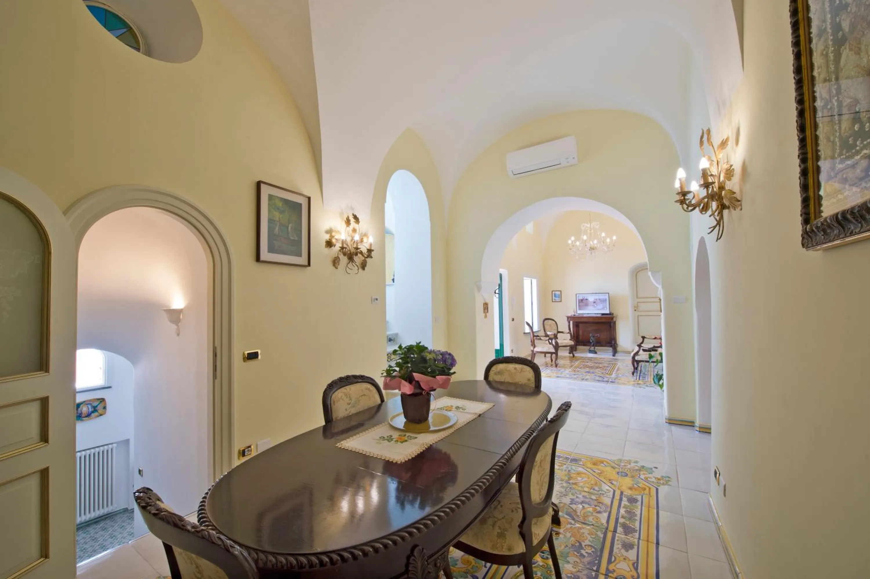 Living room in Palazzo Rocco Villa Sunshining in Love