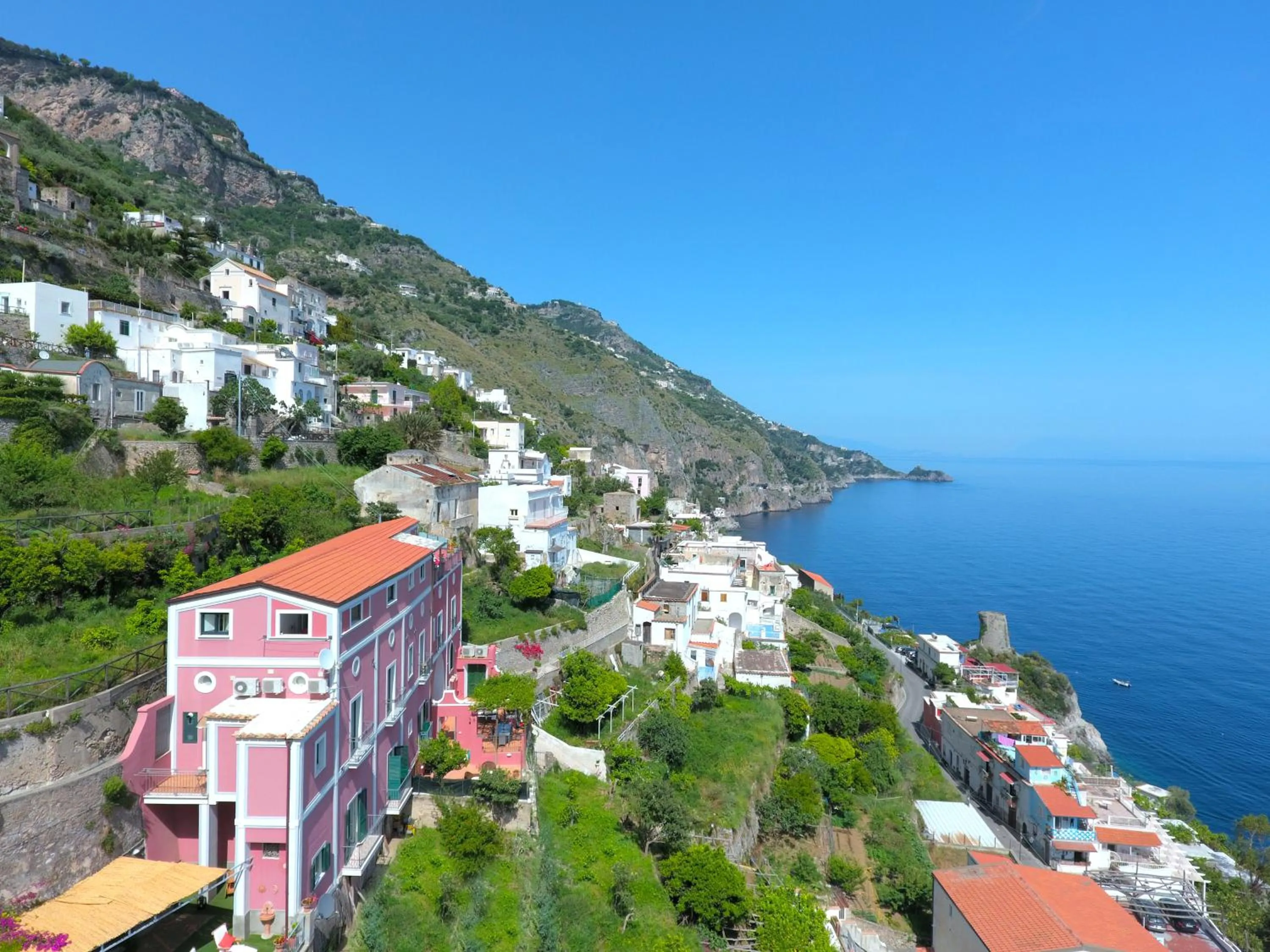 Sea view in Palazzo Rocco Villa Sunshining in Love