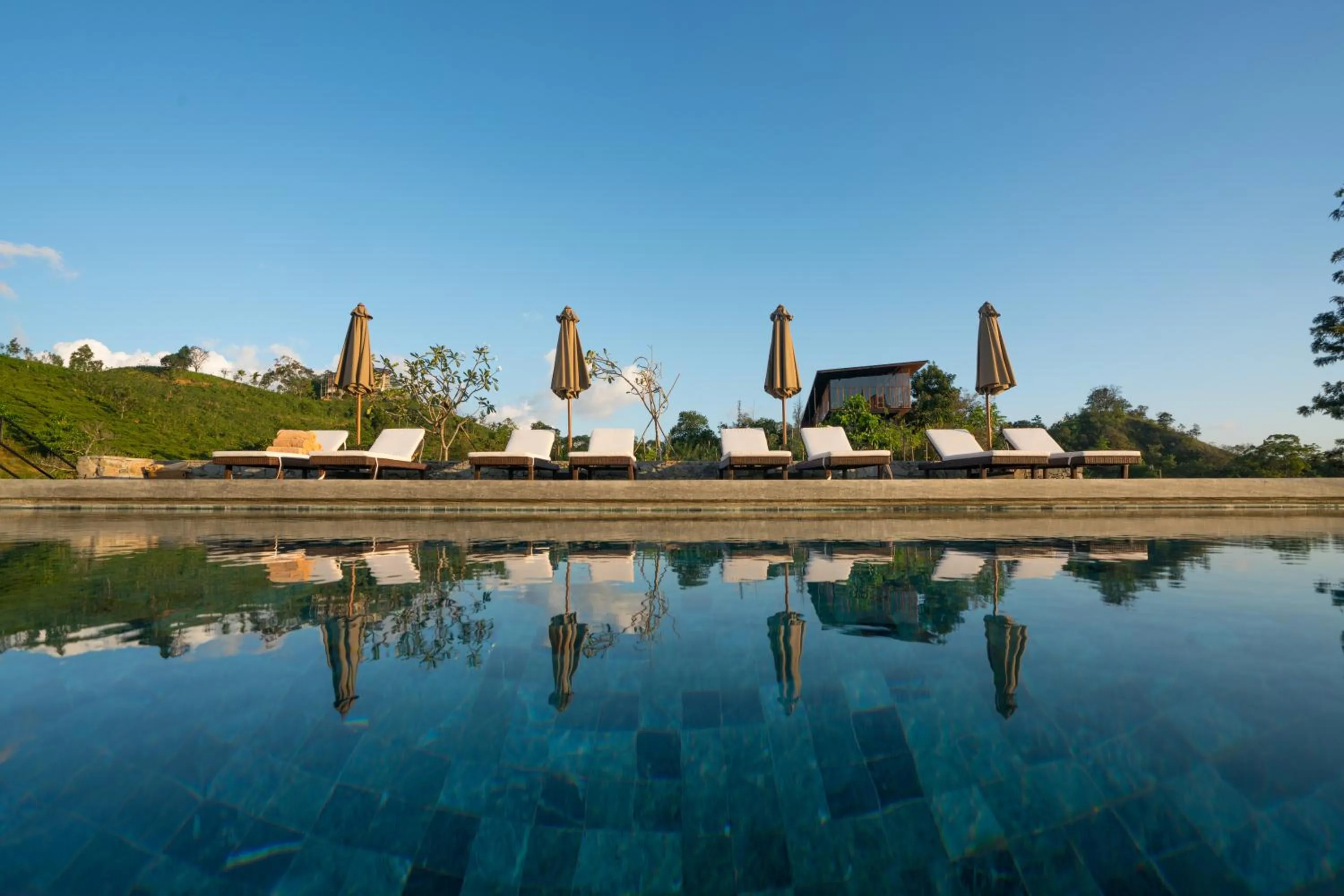 Swimming pool in Santani Wellness Kandy