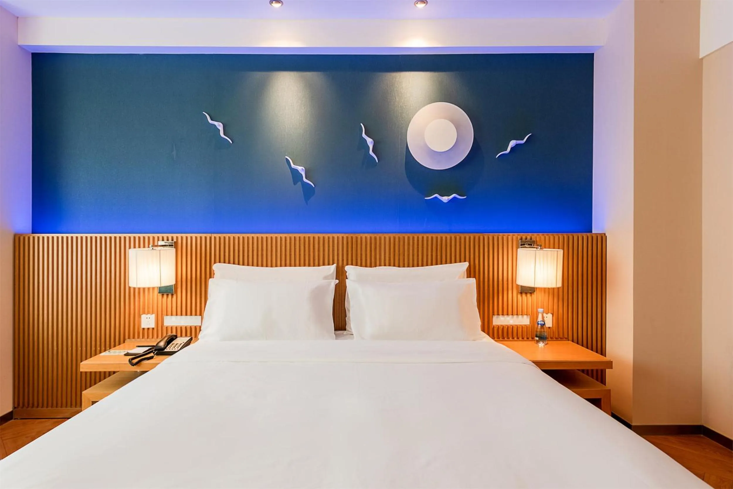 Bed in Crystal Orange Hotel Guangzhou Taojin Branch