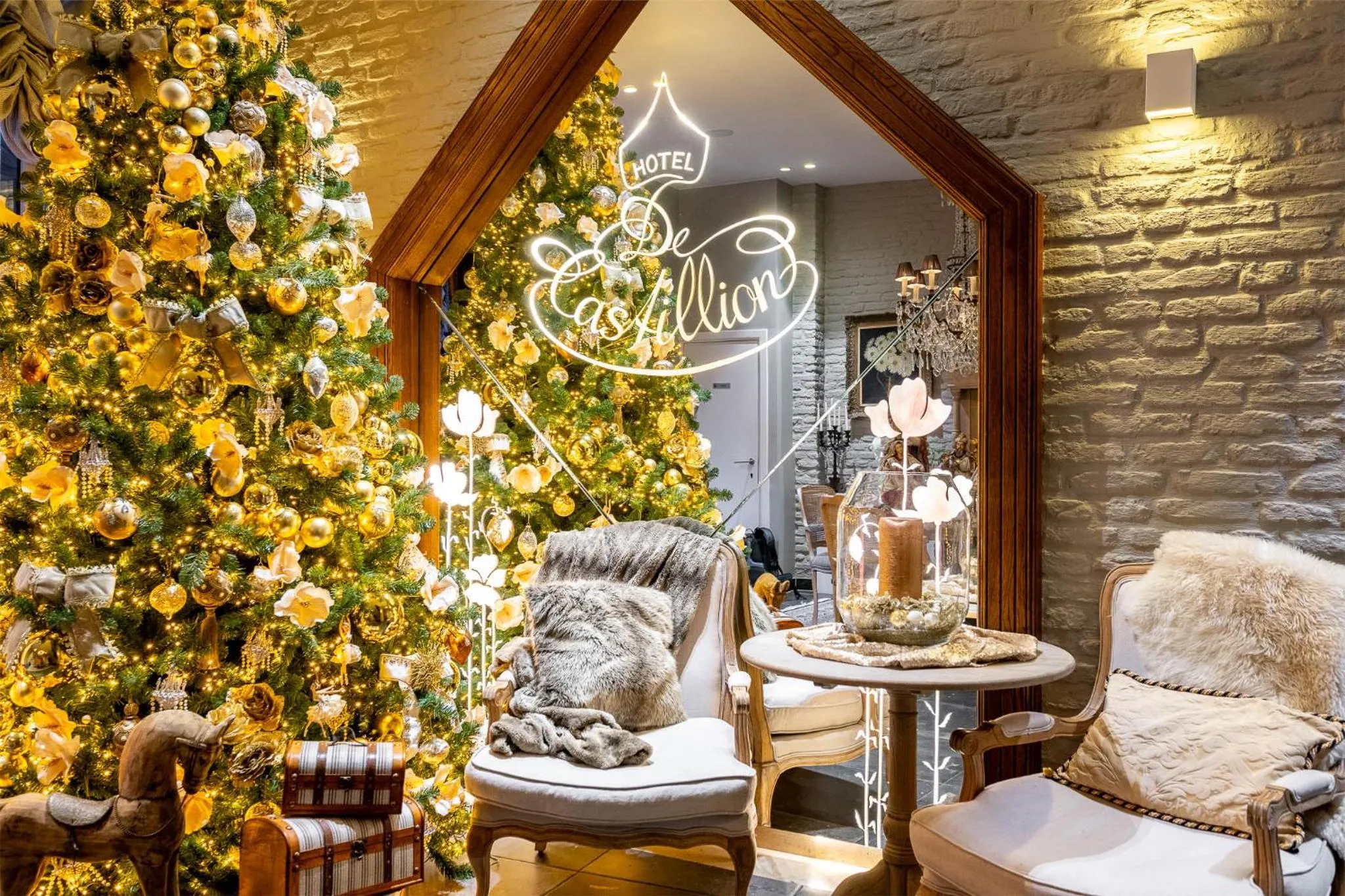 Seating area in Boutique Hotel De Castillion