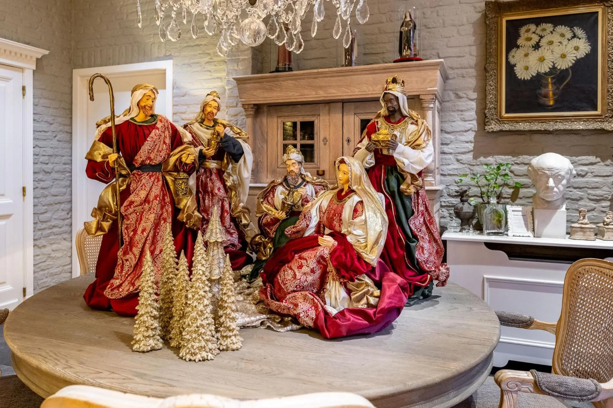 Decorative detail in Boutique Hotel De Castillion