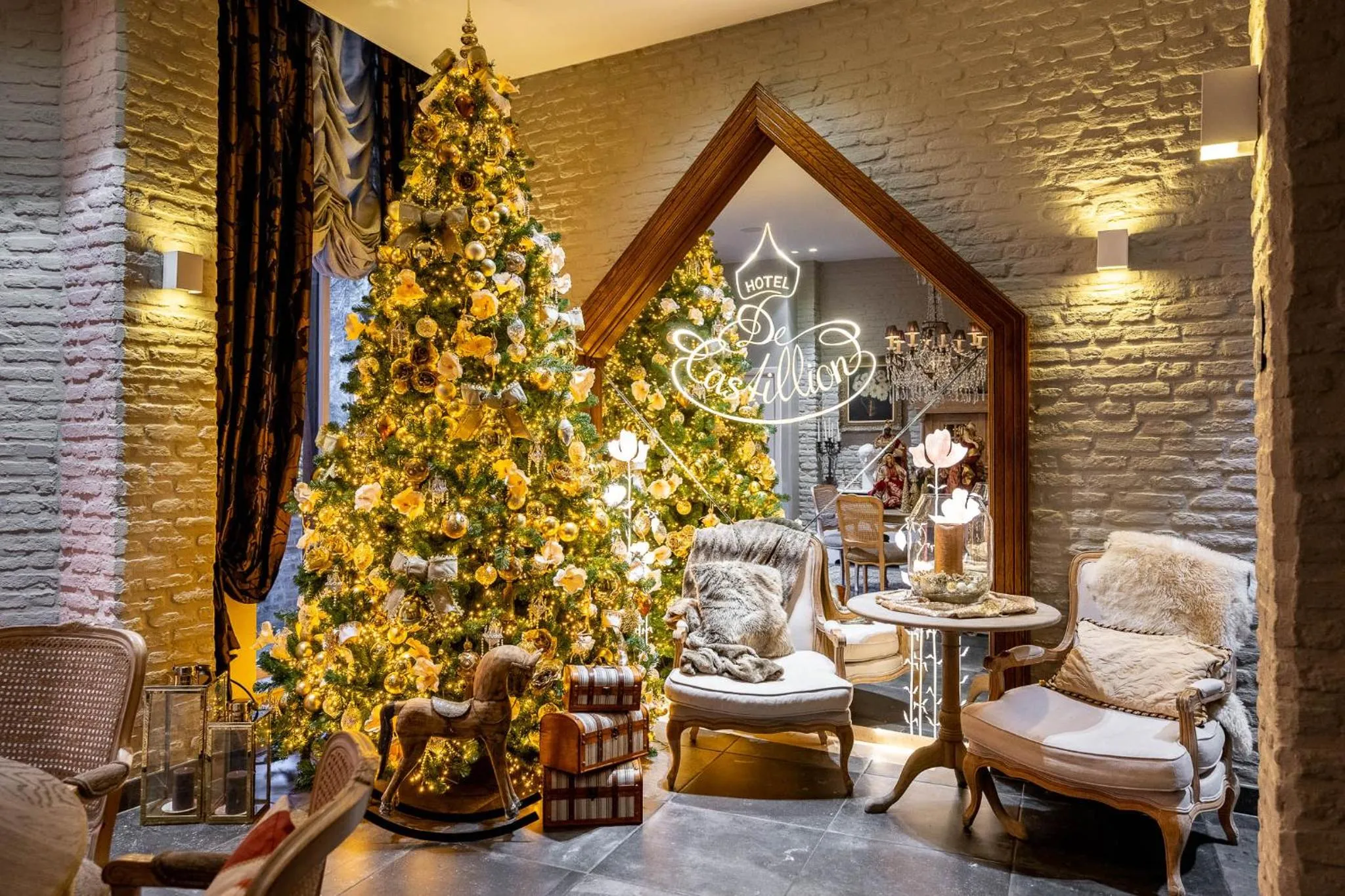 Seating area in Boutique Hotel De Castillion