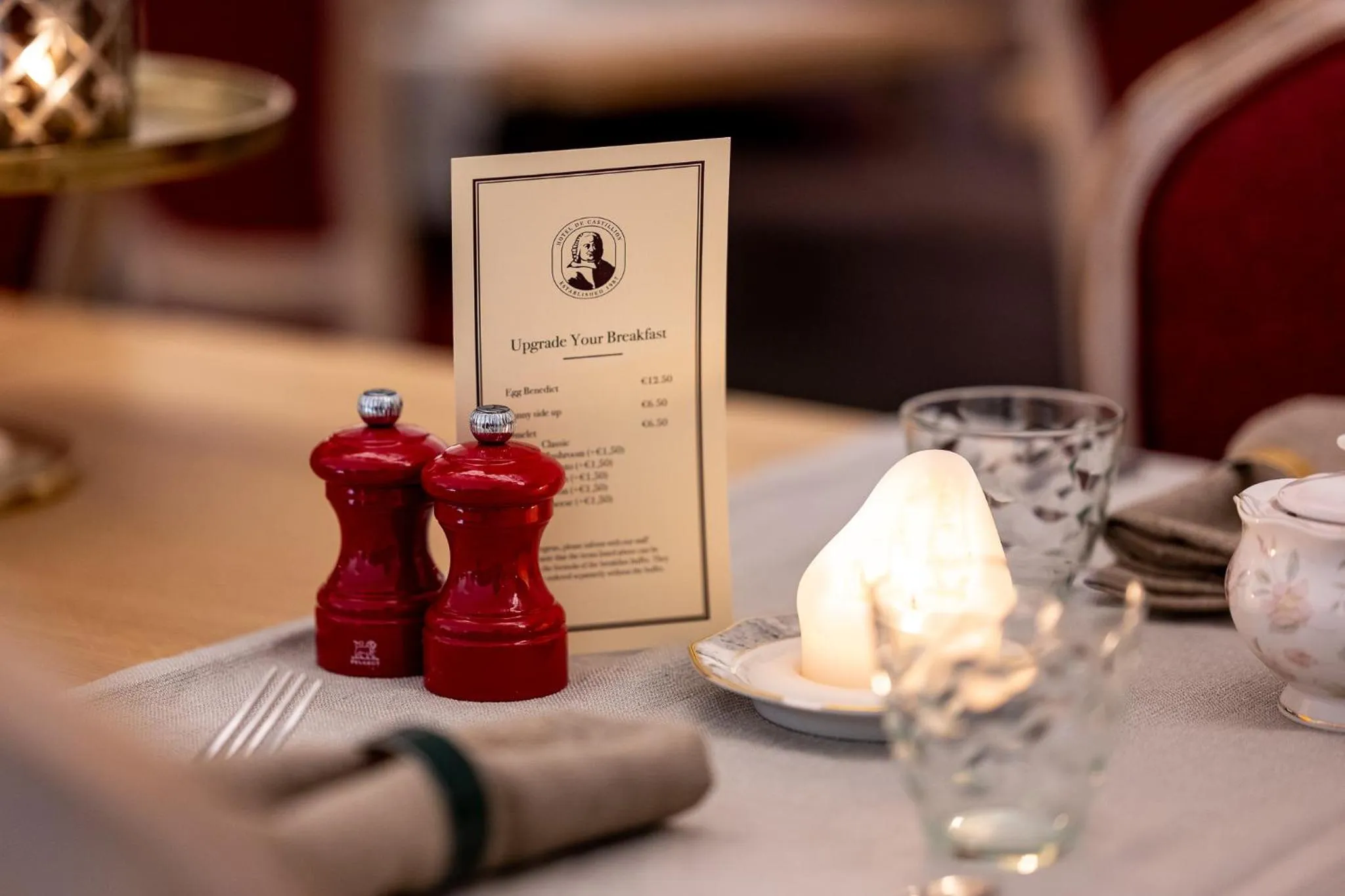 Breakfast in Boutique Hotel De Castillion