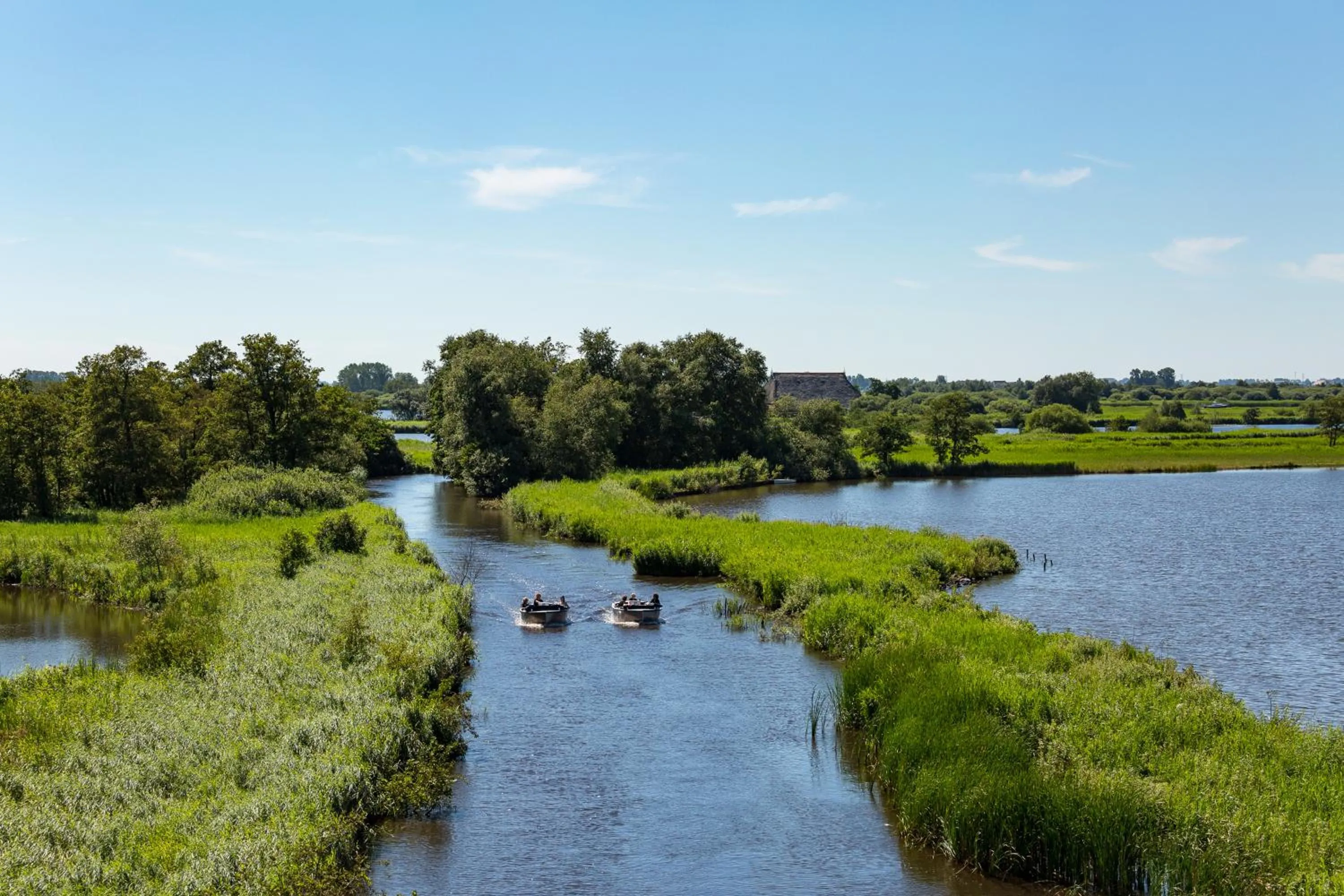 Natural landscape in Woonboot Sweltsje