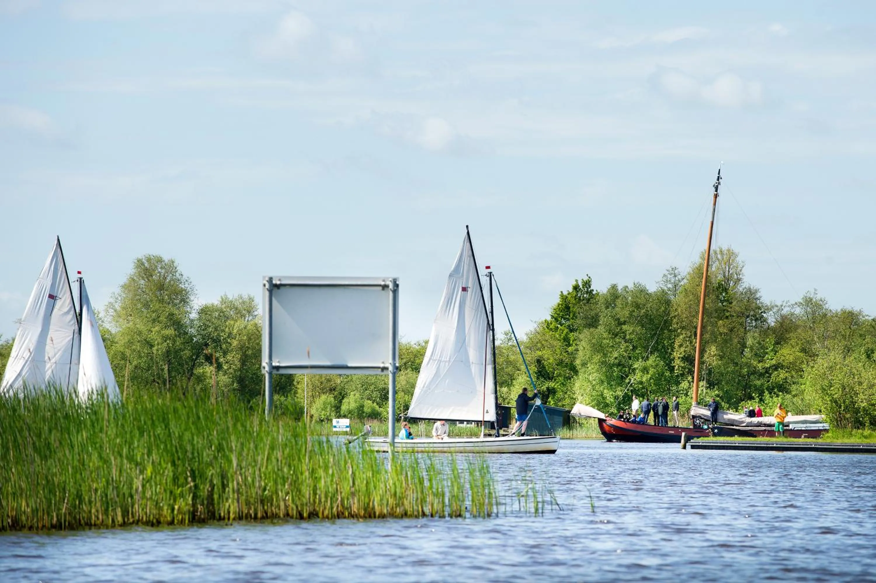Natural landscape in Woonboot Sweltsje