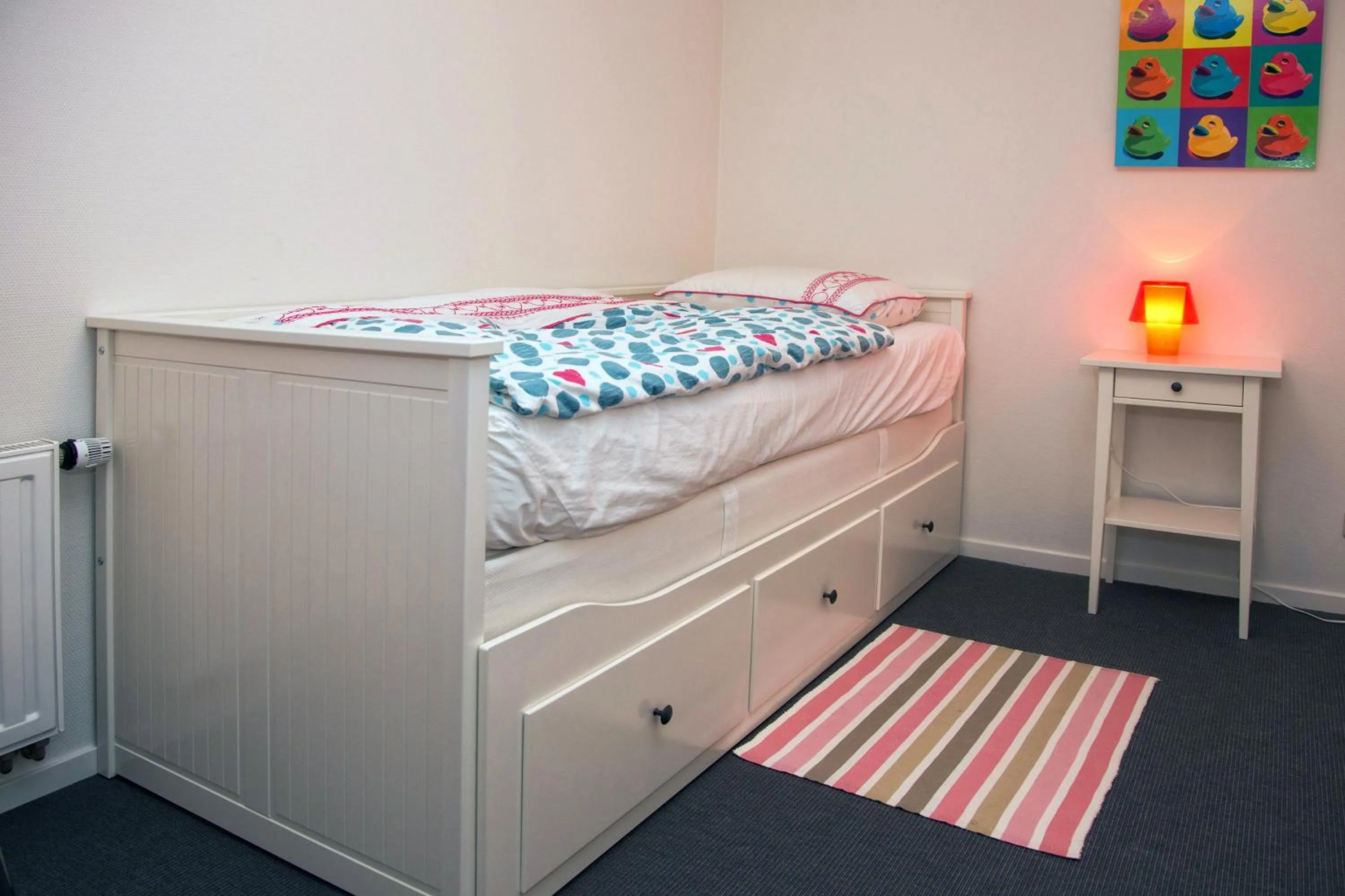 Property building, Bed in Woonboot Sweltsje