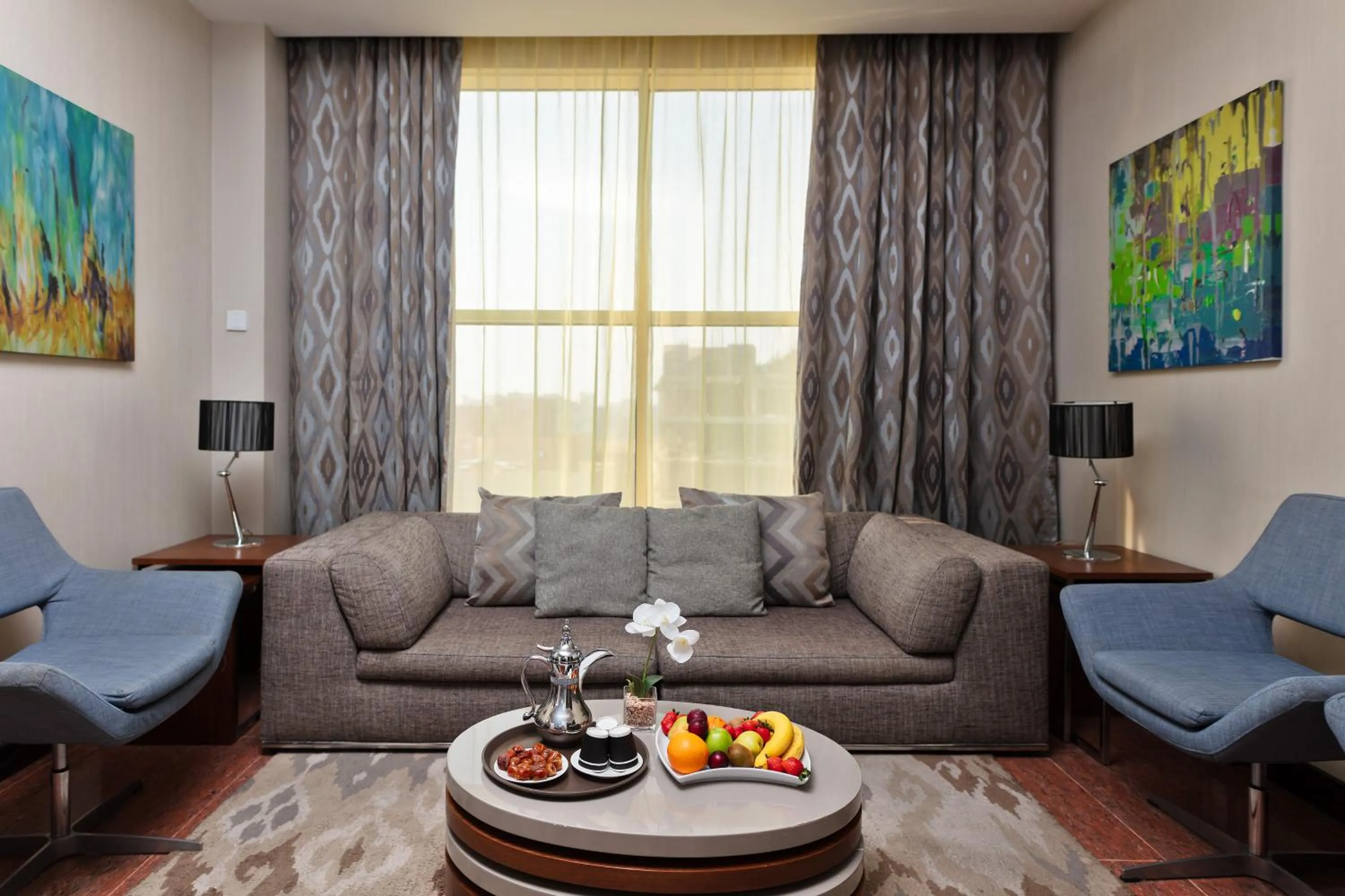 Seating area in M Hotel Makkah by Millennium