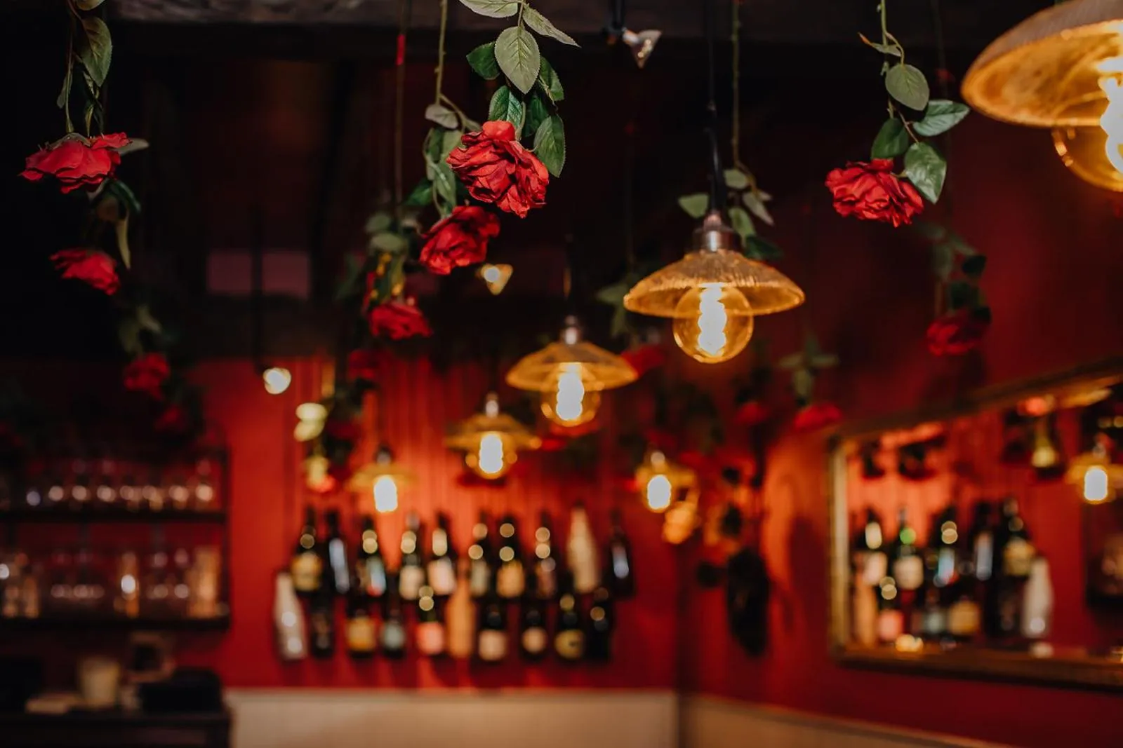 Lounge or bar in Hotel Rose Red