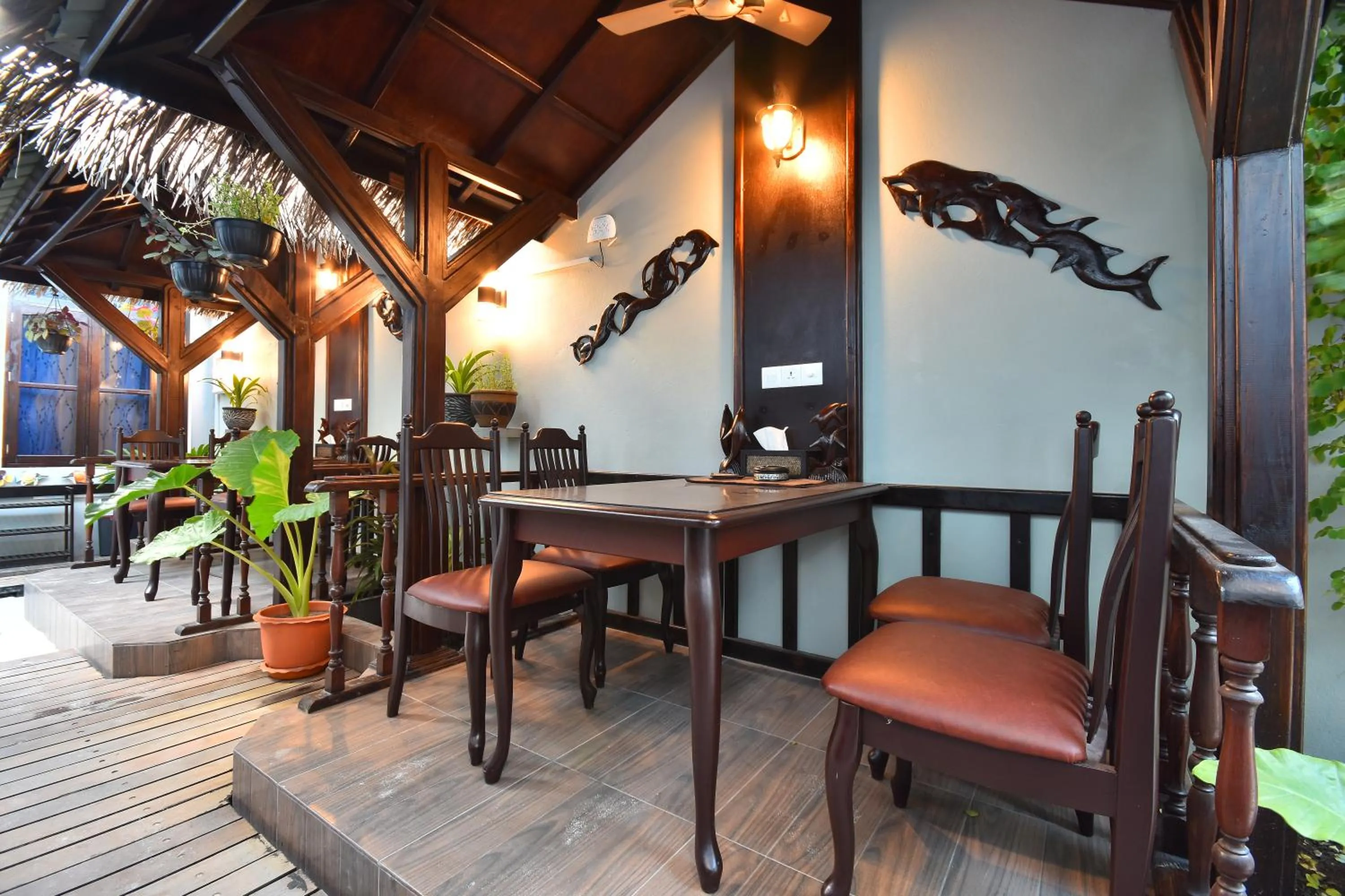 Patio in Holiday Haven Ukulhas