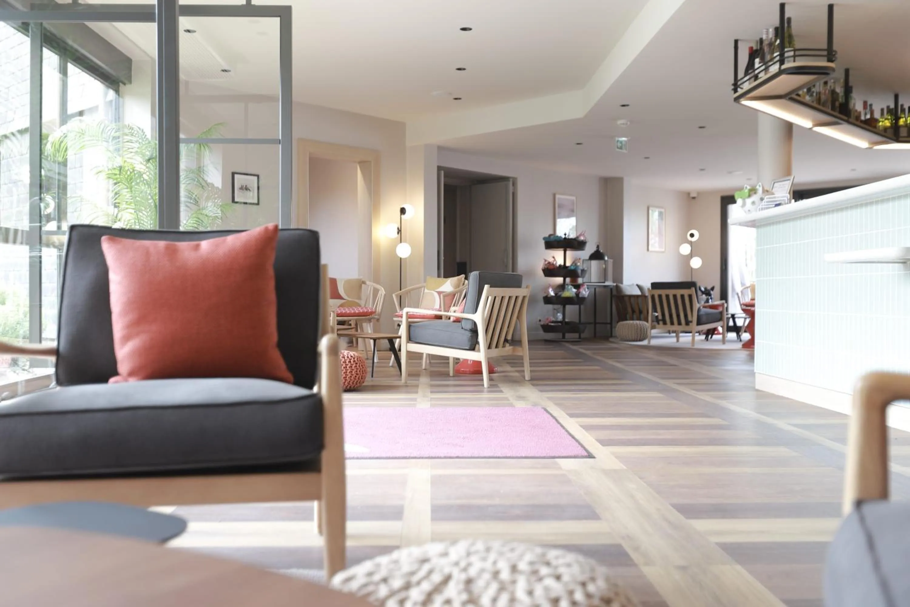 Lobby or reception in Hôtel Antares & Spa