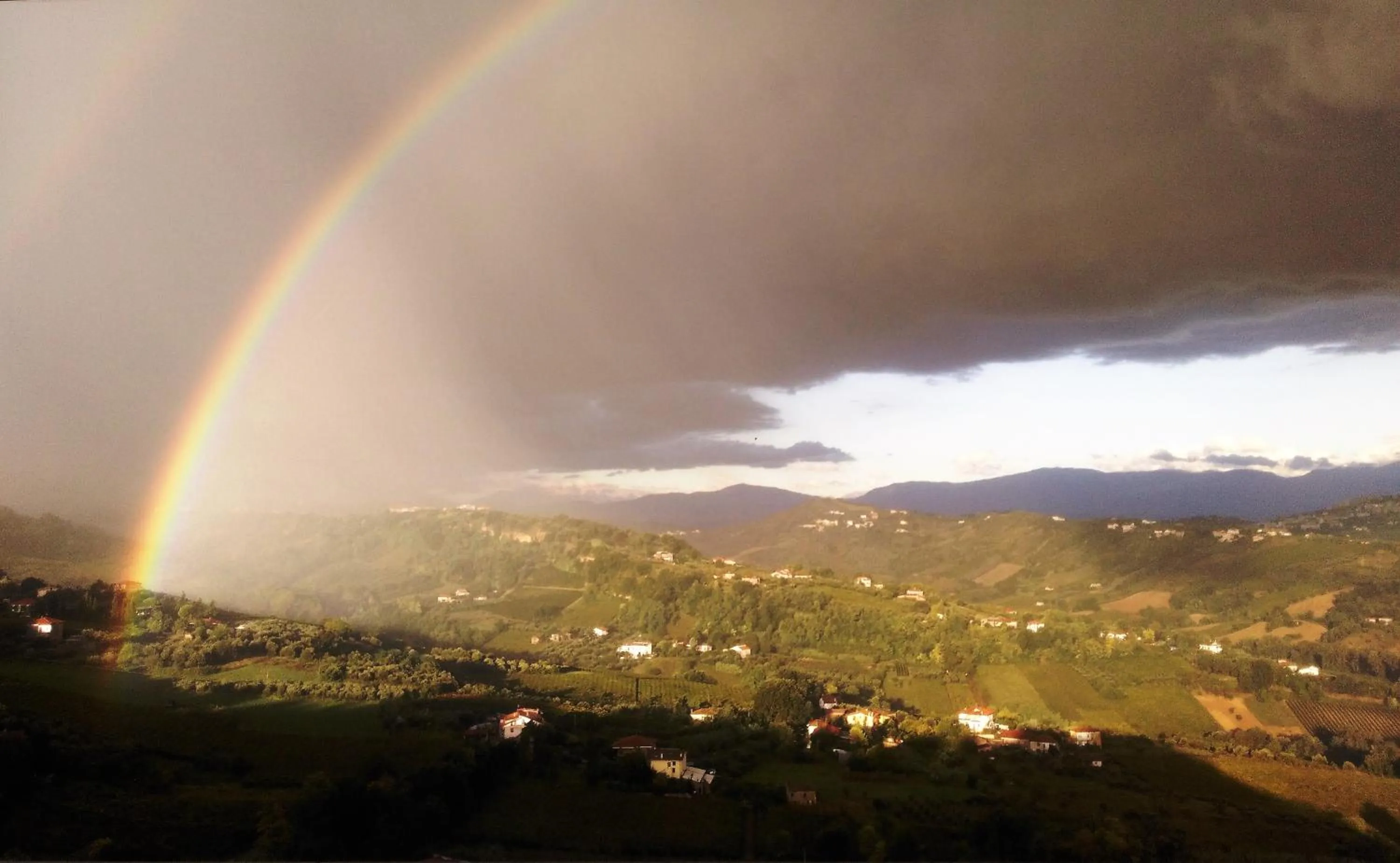 Natural landscape in B&B Villa Ciccone
