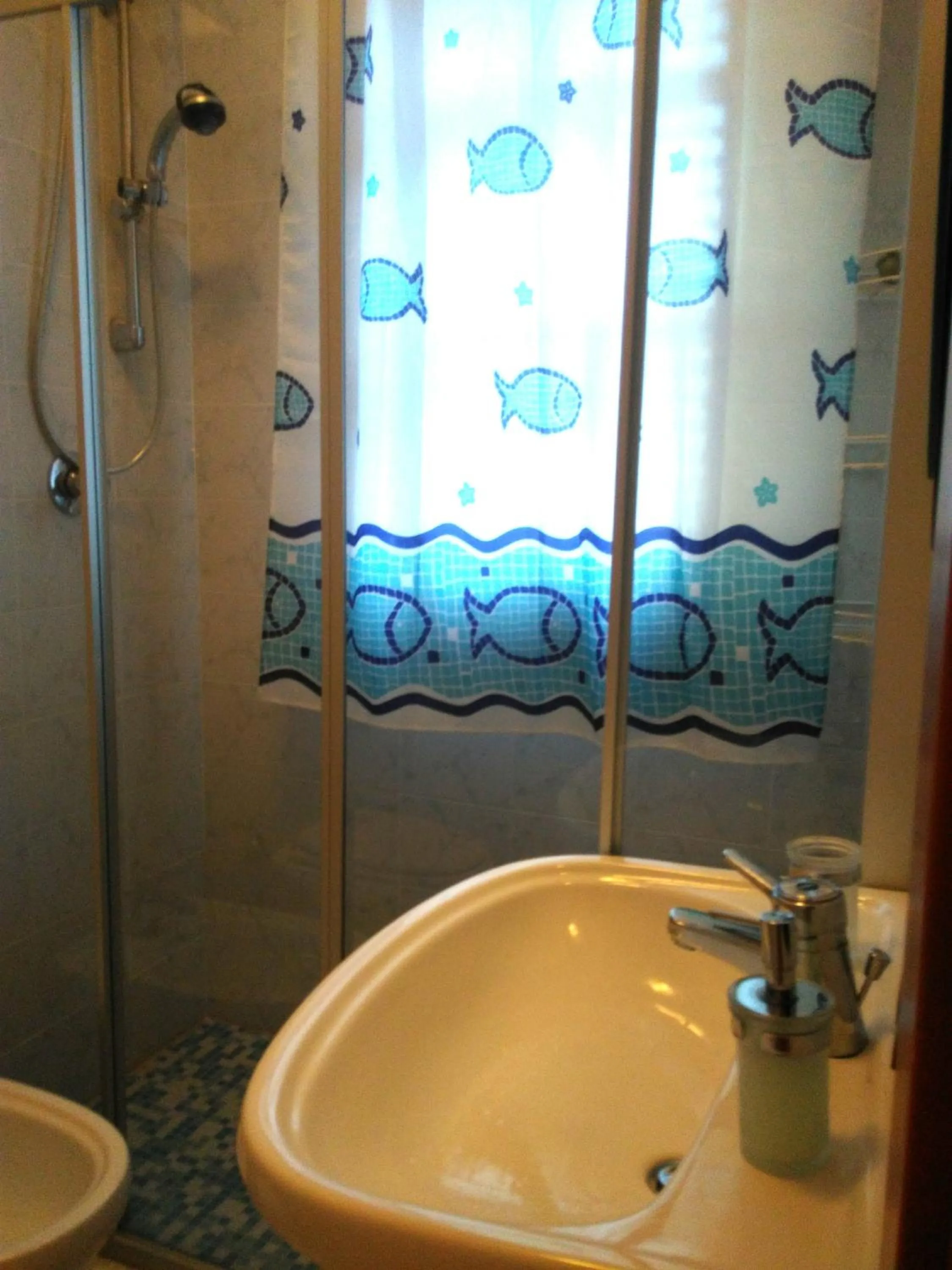 Shower in B&B Villa Ciccone