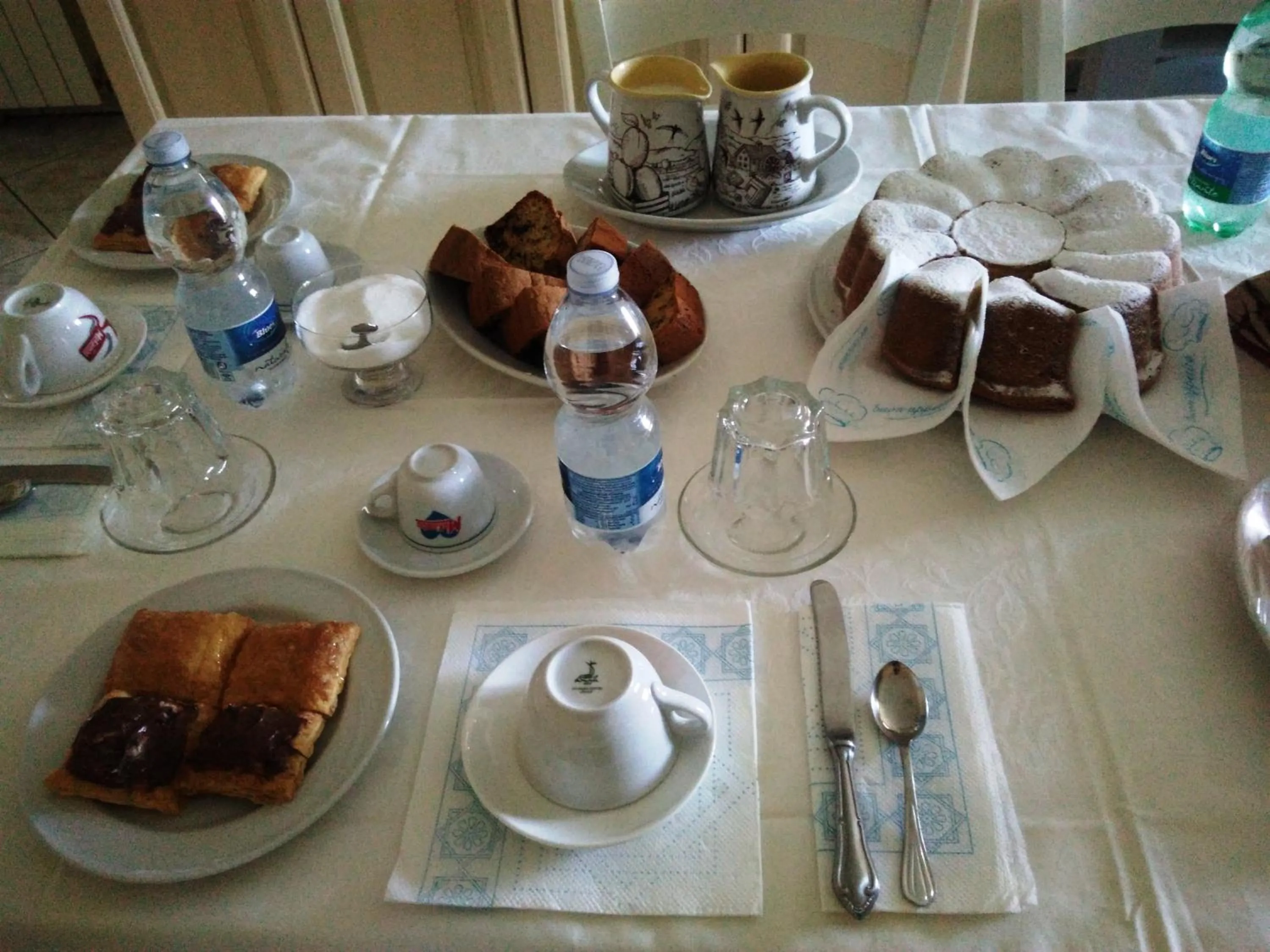 Communal kitchen in B&B Villa Ciccone