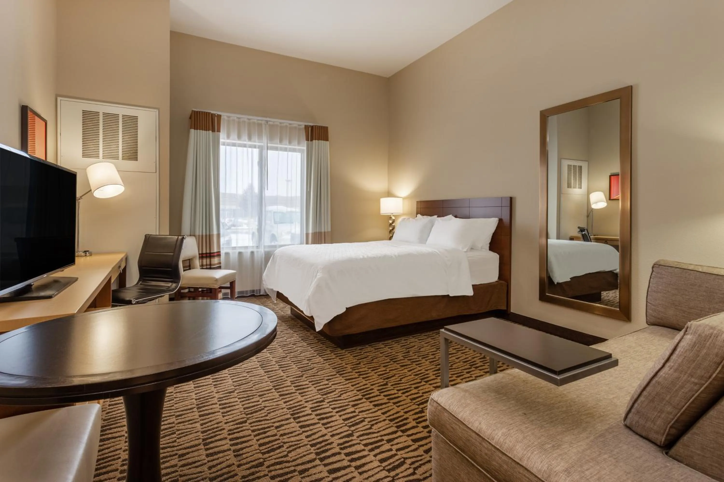 Bed in Candlewood Suites Fargo South-Medical Center by IHG