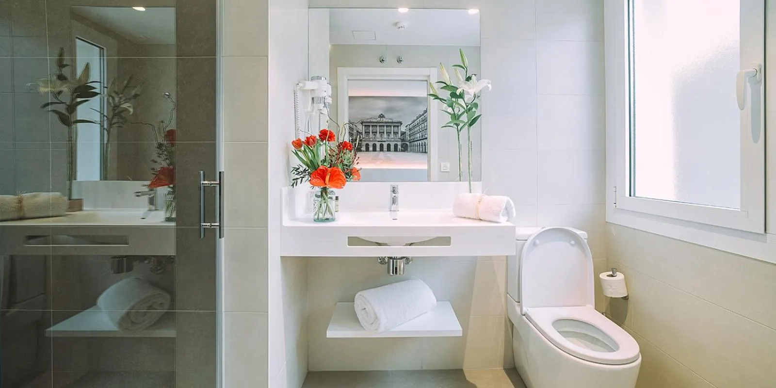 Toilet in Pension Txingurri